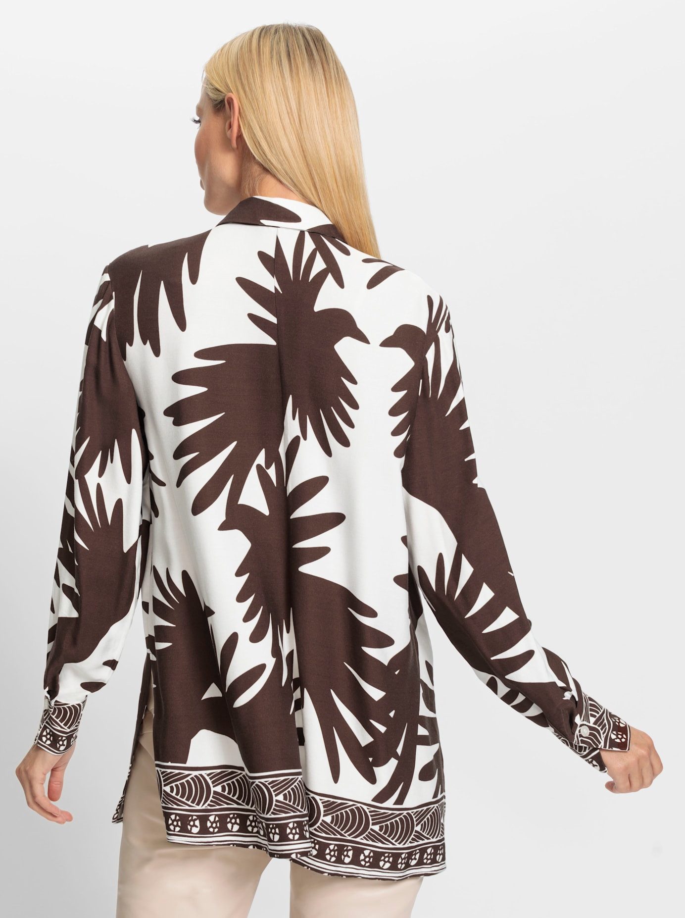 heine Gedessineerde blouse