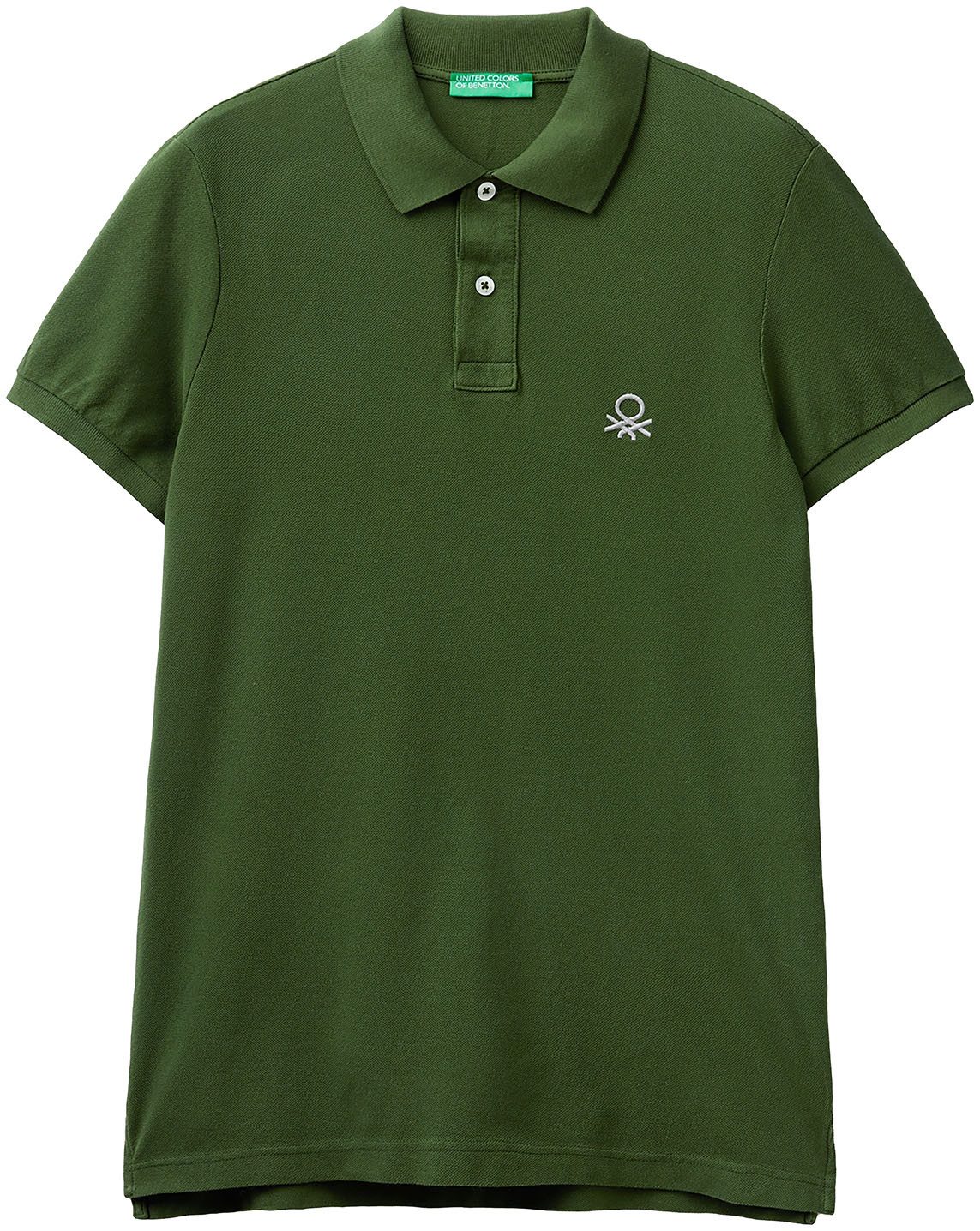 United Colors of Benetton Poloshirt met grote label-badge