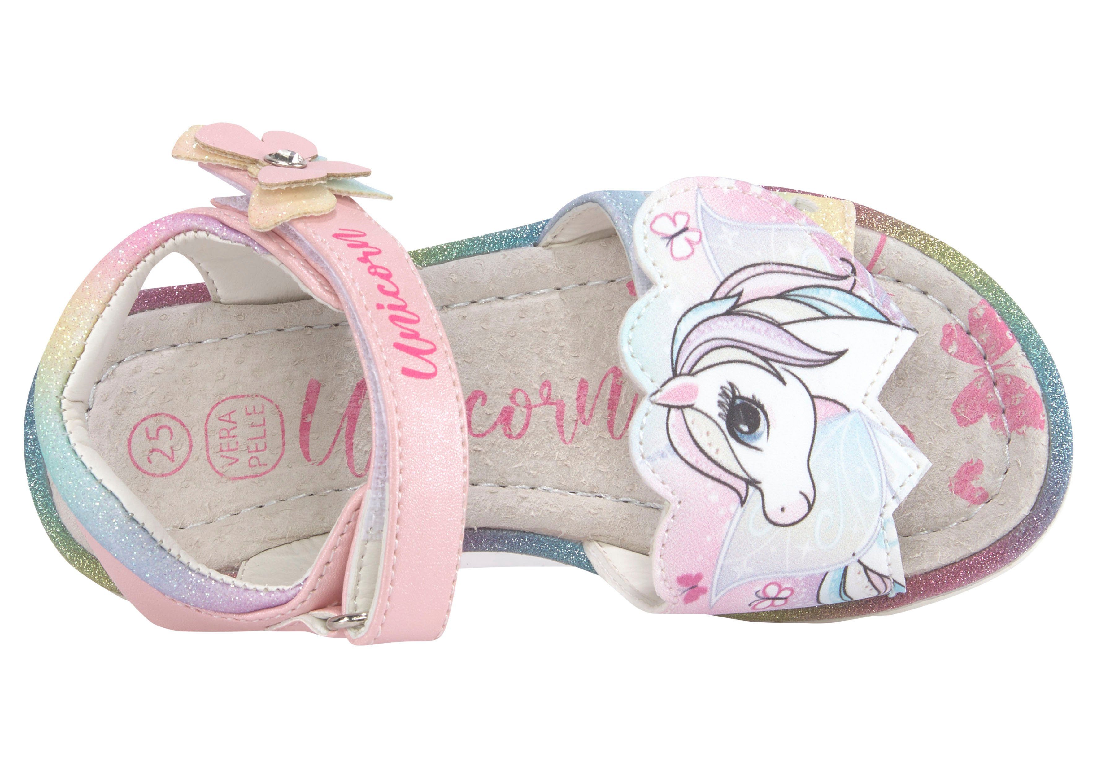 Disney Sandalen Unicorn met klittenband