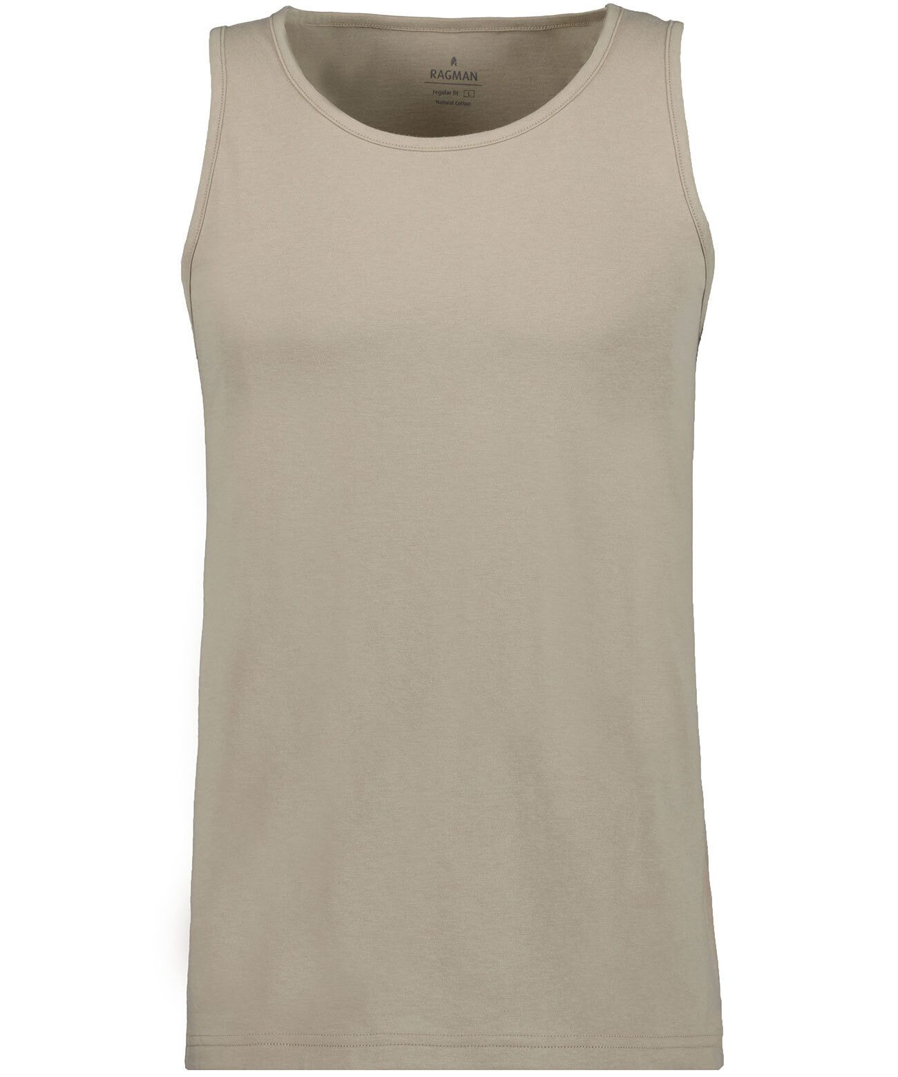 RAGMAN Muscle-shirt heren t-shirts maat S bruin