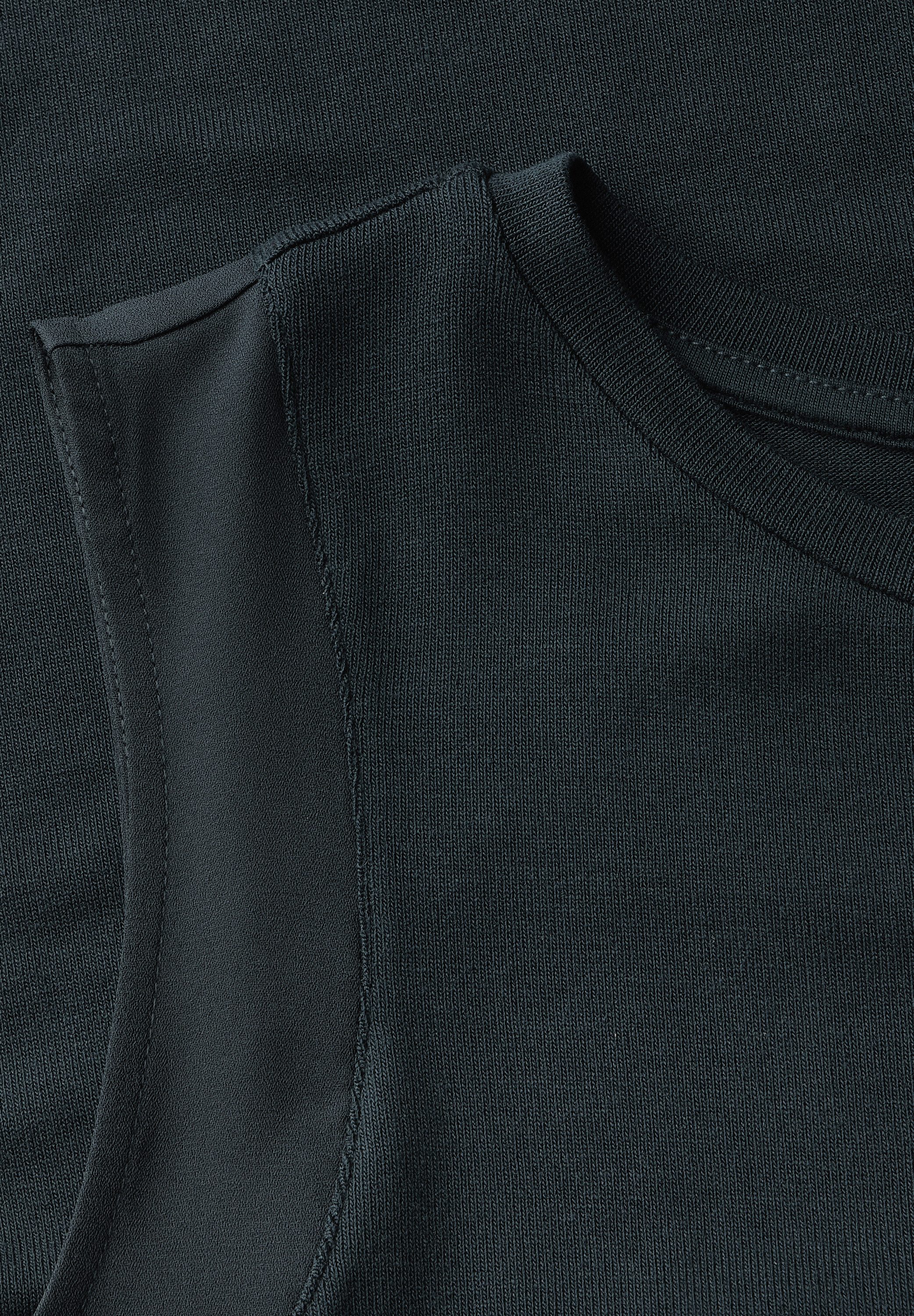 STREET ONE Top met chiffondetails