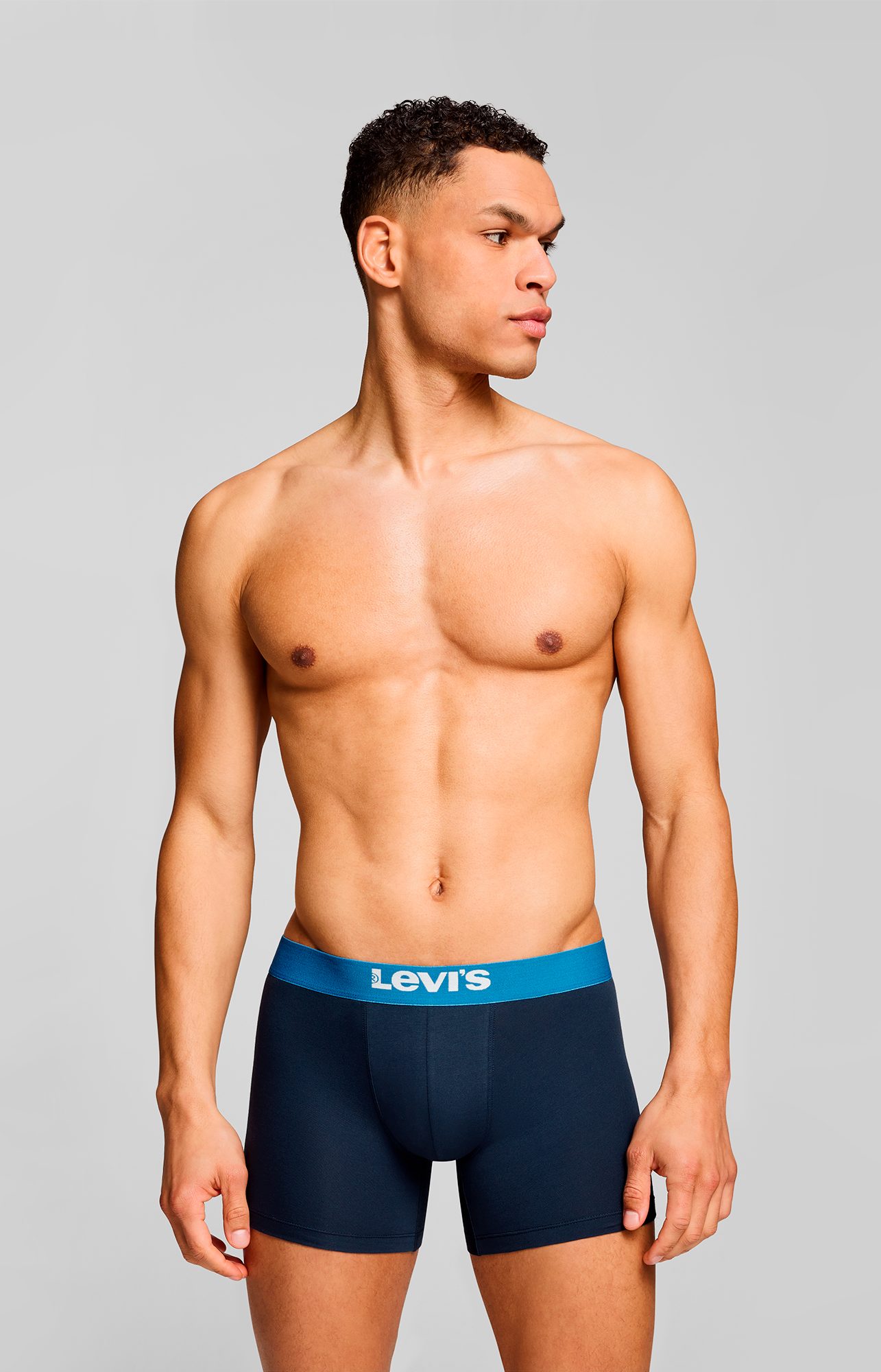 Levi's® Boxershort LEVIS MEN SLD BASC BOXER BRIEF ORG CO 2P (Set van 2)