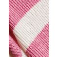edc by esprit gebreide trui in een gestreept patroon roze