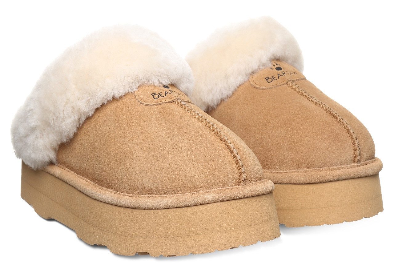 Bearpaw Pantoffels RETRO PLATFORM LOKI , mules, clog, slides met plateauzool