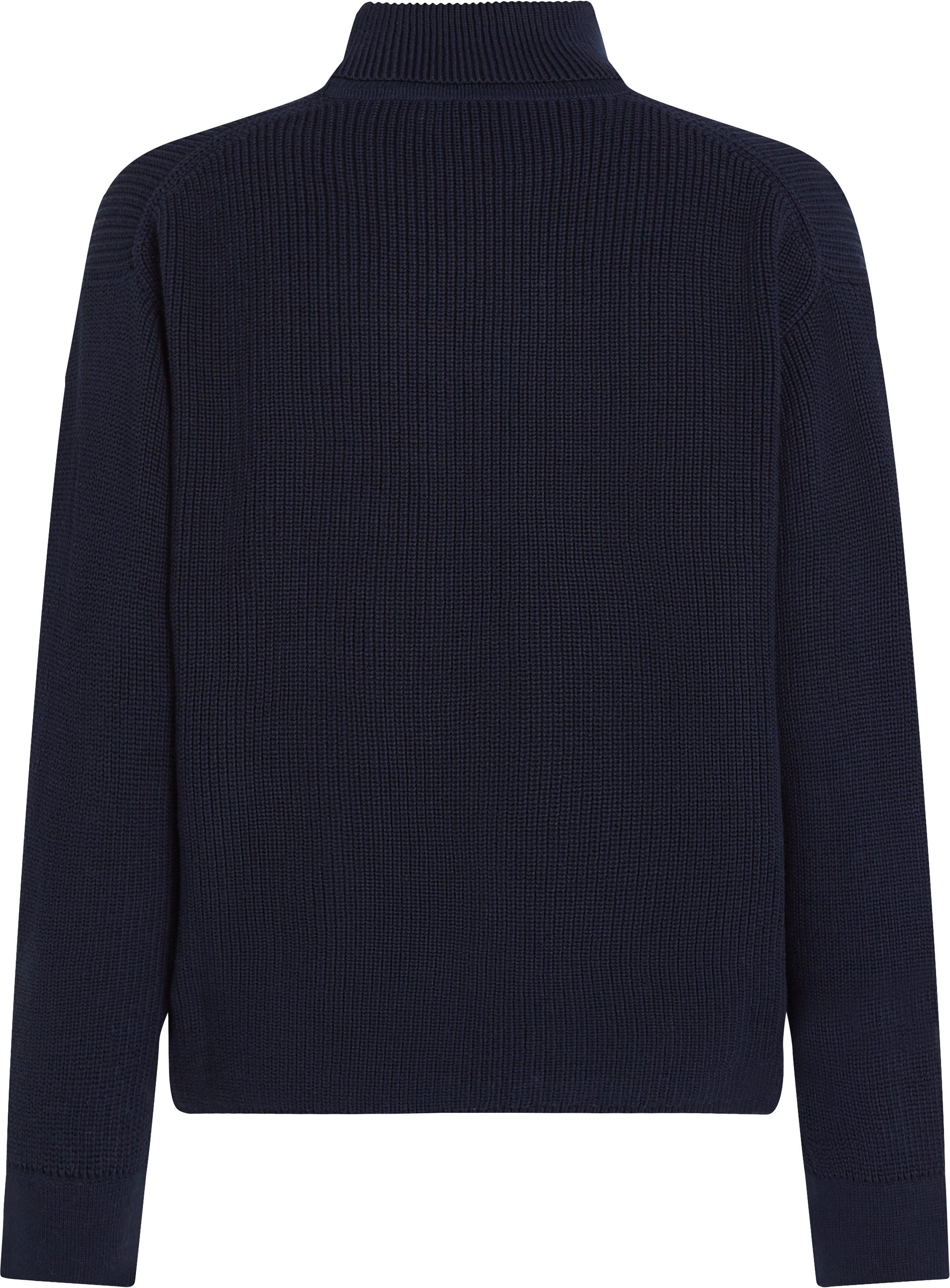 Tommy Hilfiger Gebreide trui CO CARDI STITCH ROLL-NK SWEATER