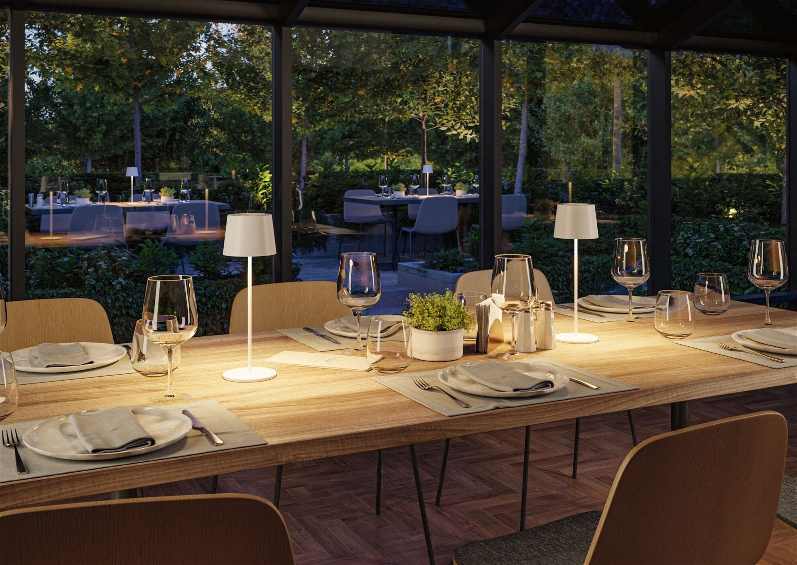 Paulmann Led-tafellamp voor buiten Acculamp Gilo IP44 dimbaar (1 stuk)