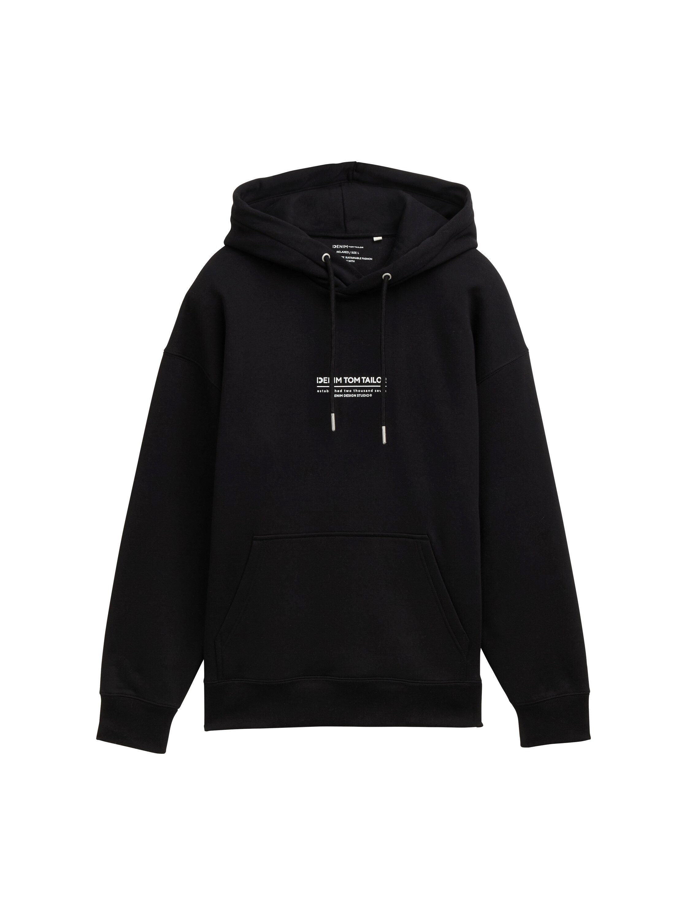 Tom Tailor Denim Hoodie met logoprint