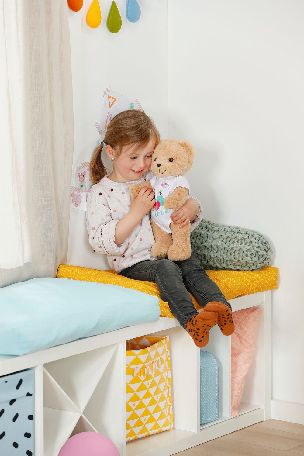 Baby Born Pluchen knuffel Zingende teddy, Duits