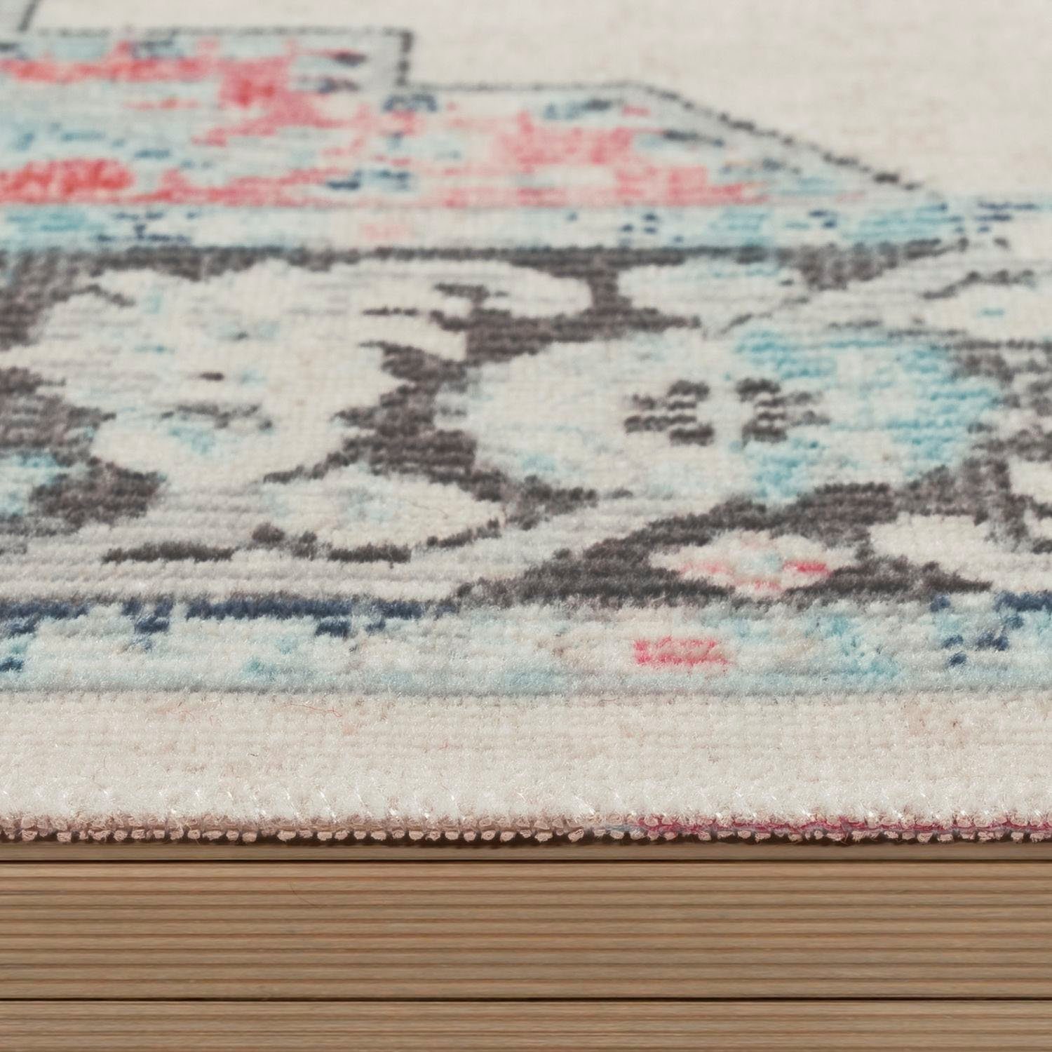 Paco Home Vloerkleed Torres 275 Korte pool, oriënt-look, vintage-design, geschikt voor binnen en buiten