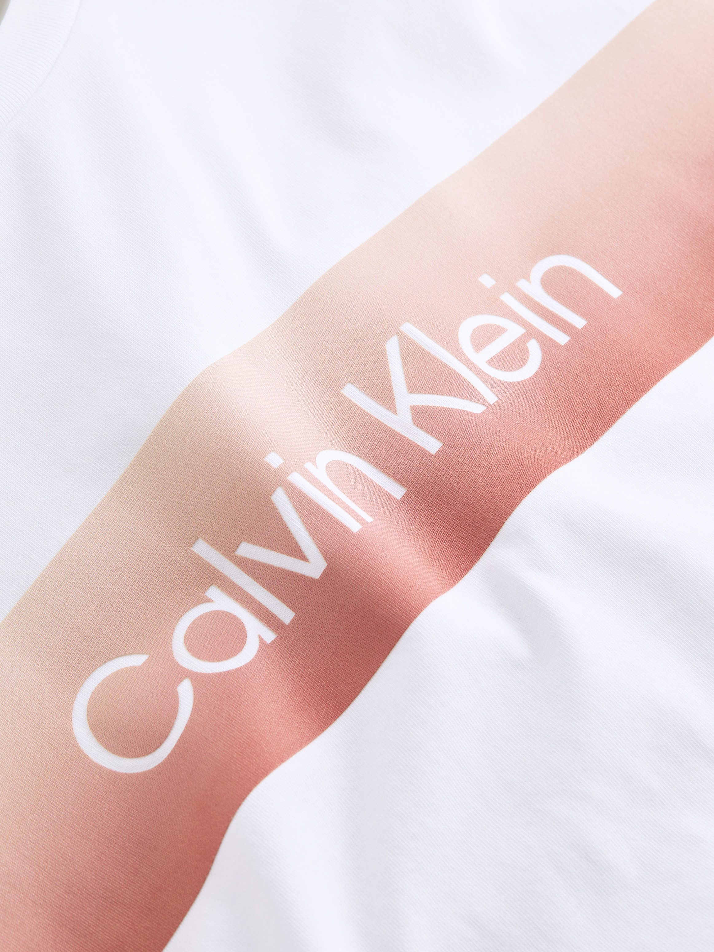 Calvin Klein T-shirt LINEAR OMBRE CHEST LOGO T-SHIRT
