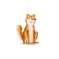 komar poster cute animal dog hoogte: 40 cm multicolor
