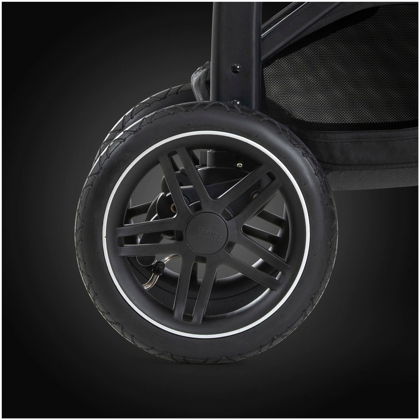 Hauck Kinder-buggy Rapid 4D Air, black met verlengbaar 3-zones zonnescherm