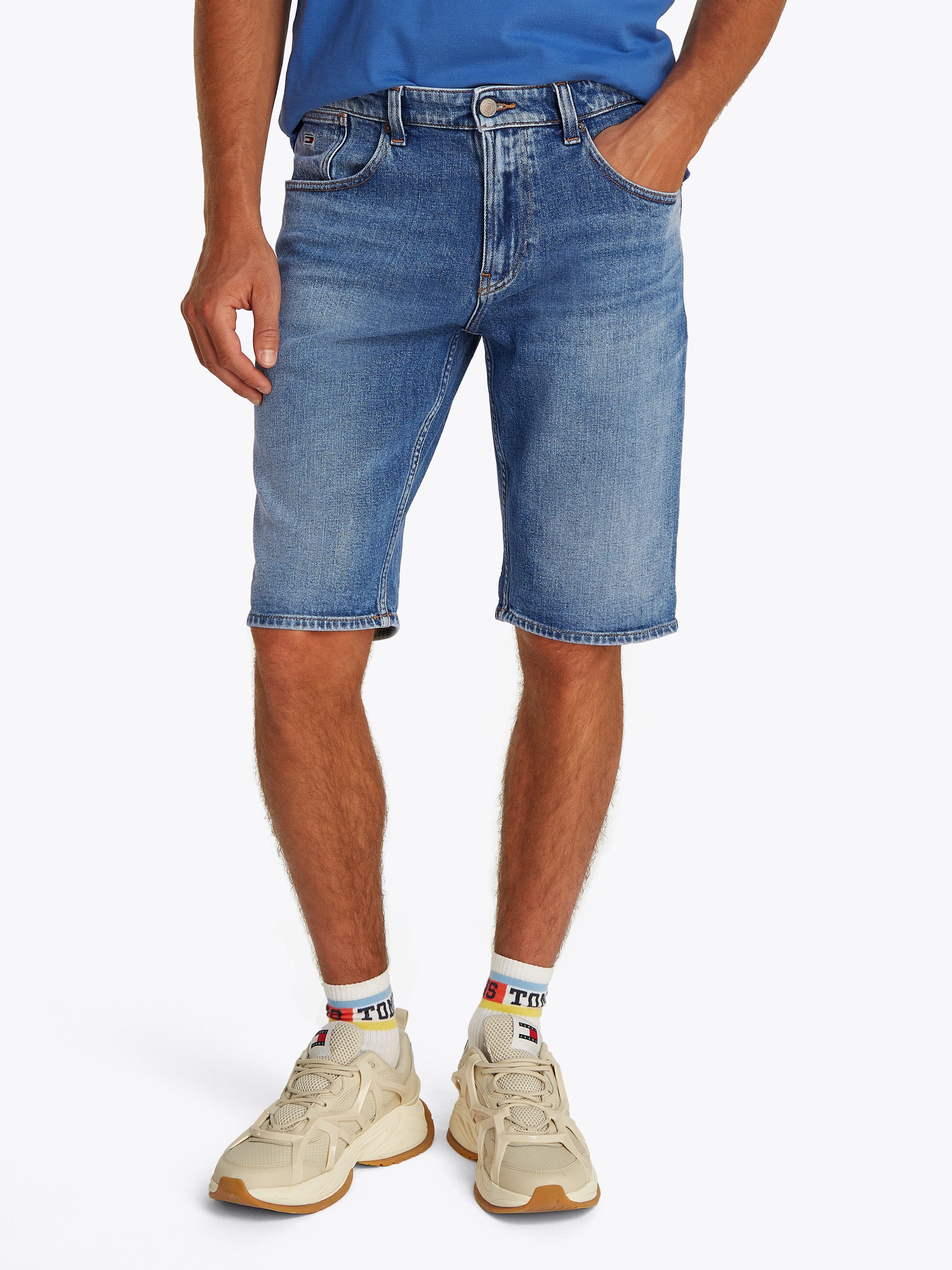 TOMMY Jeansshort RONNIE SHORT heren jeans maat 36 blauw