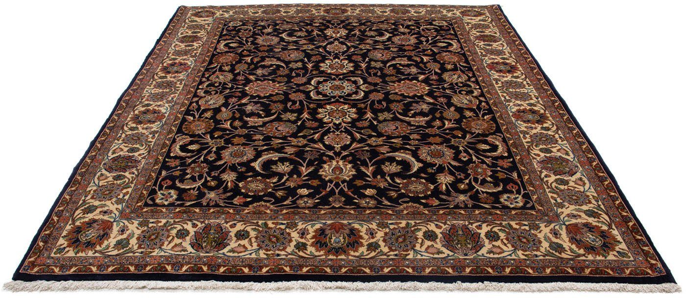 morgenland Wollen kleed Sarough bloemmotief Blu scuro 294 x 225 cm Uniek exemplaar met certificaat