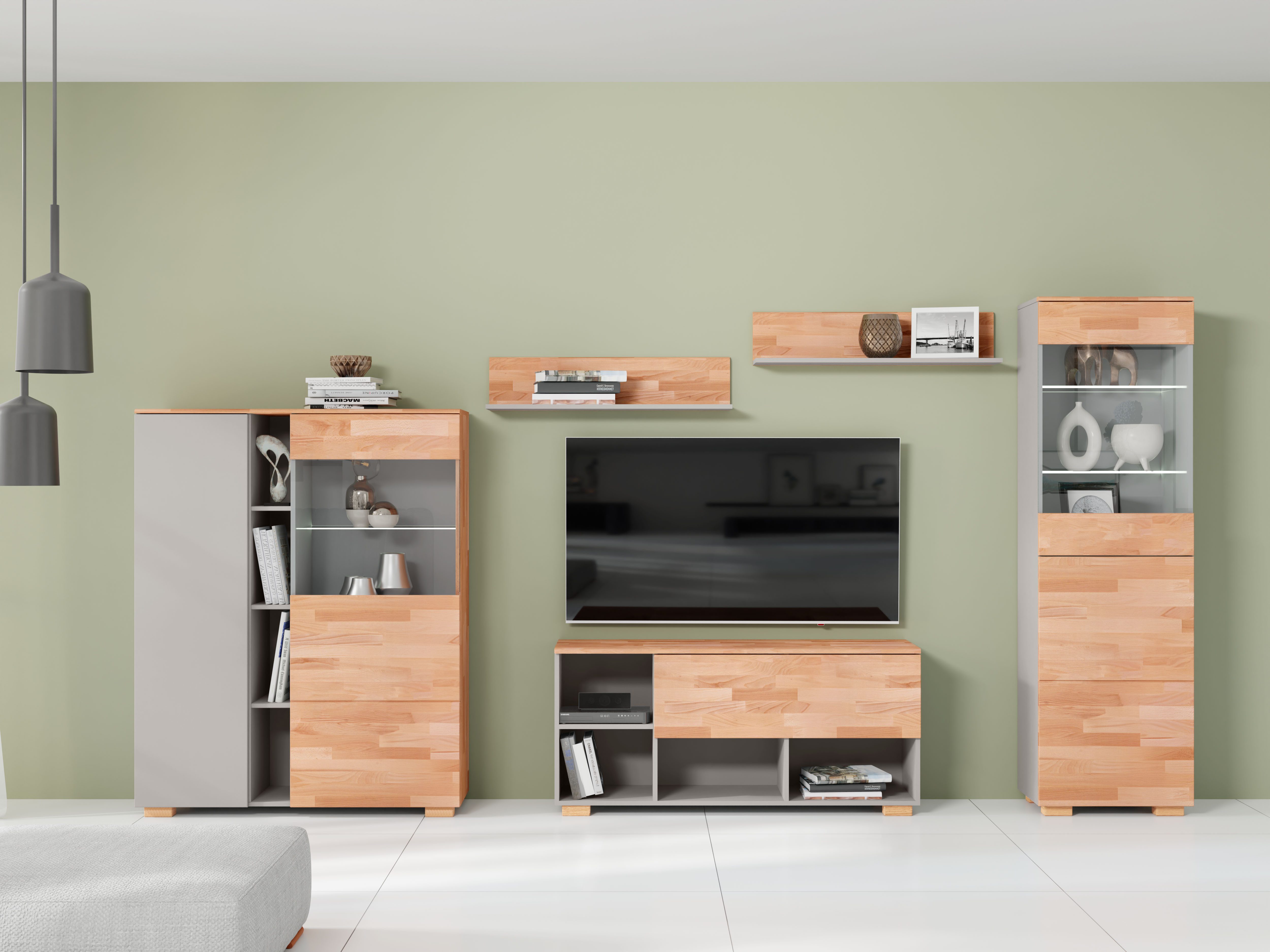 Home affaire Wandmeubel mooie moderne look (5-delig)