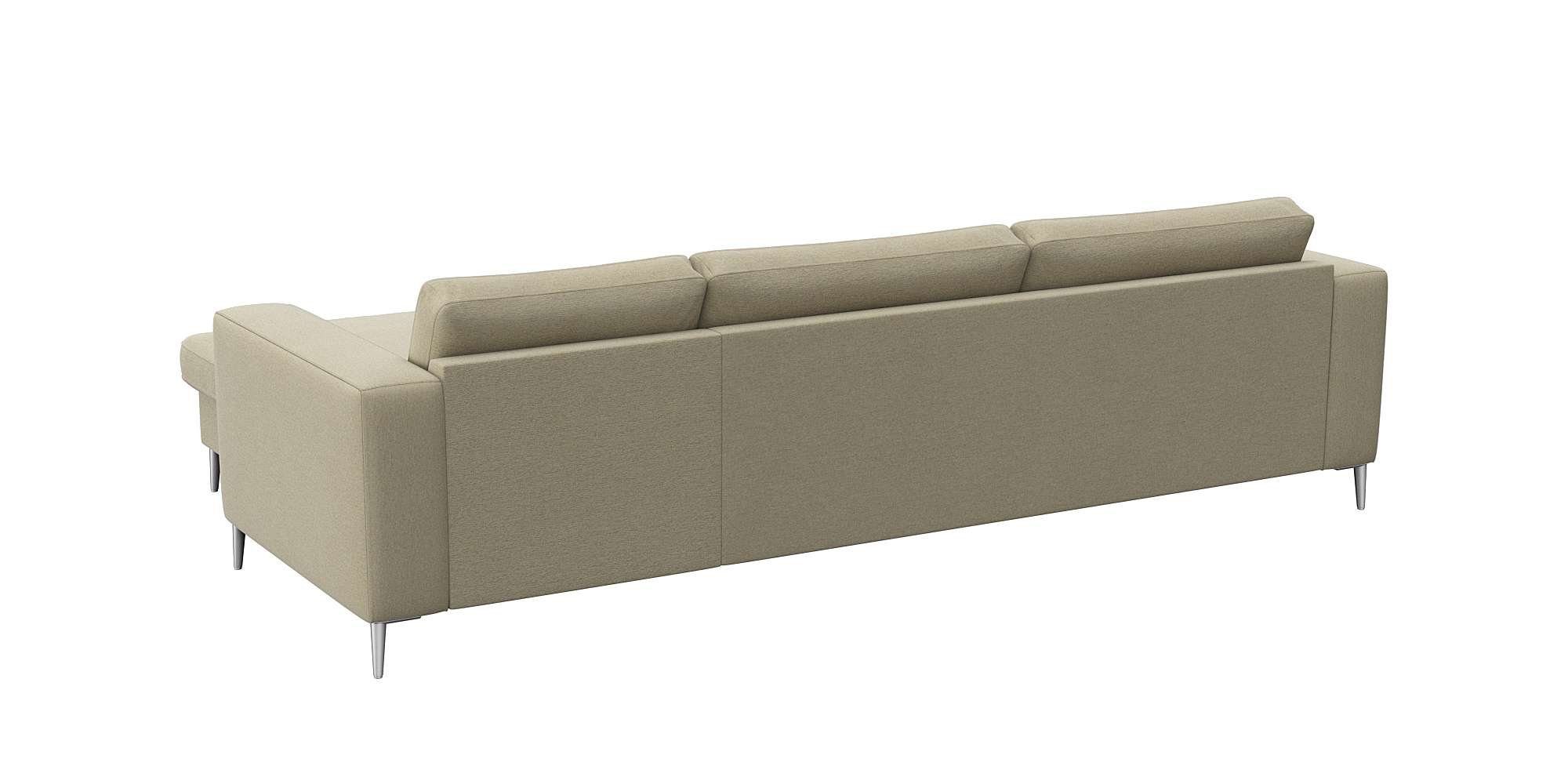 FLEXLUX Hoekbank Fiore, super zitcomfort door koudschuim in de zitting, L-vorm