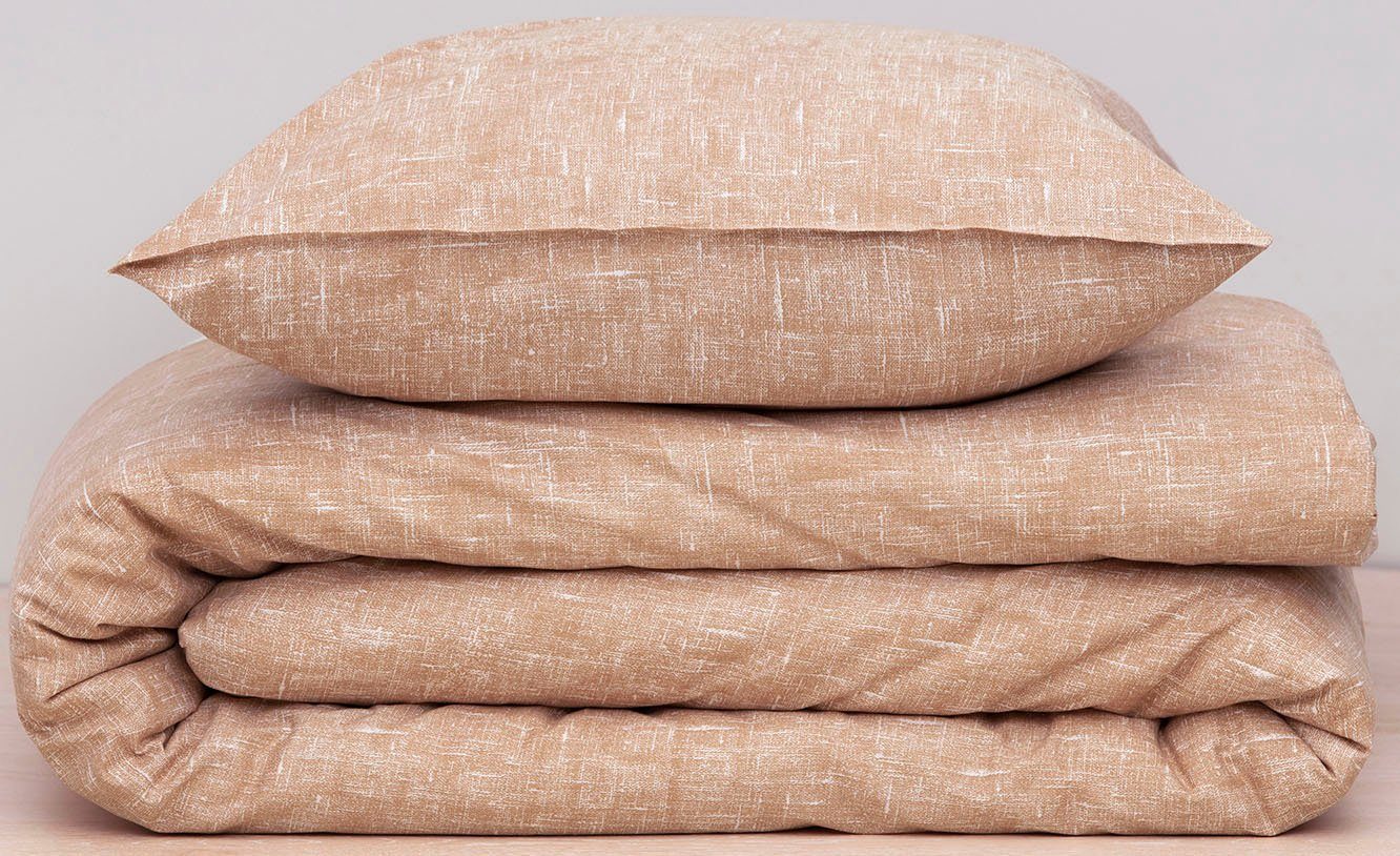 damai Beddengoed Ebba met structuur-effect in elegante kleuren, 100% katoen, met rits