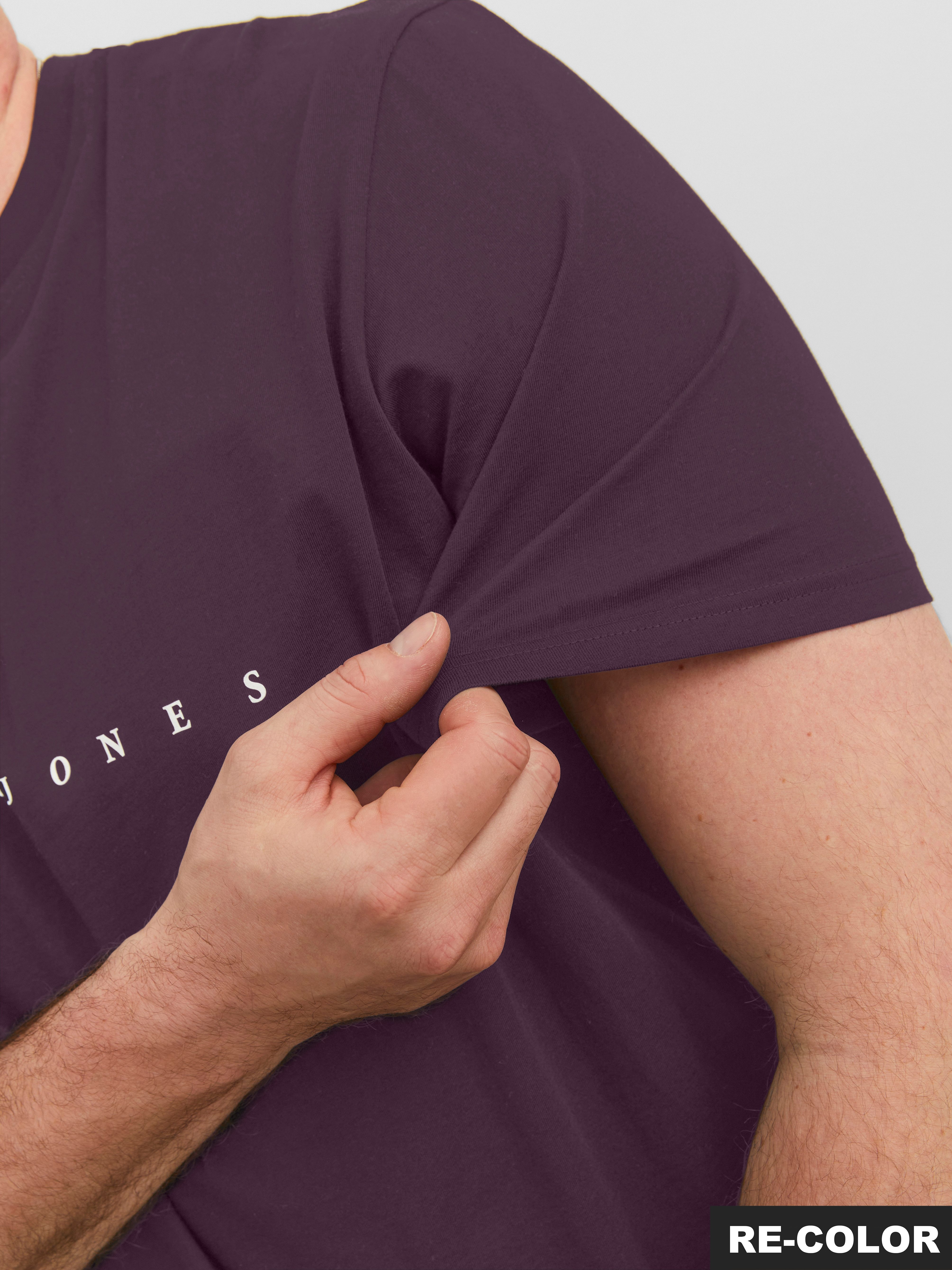 Jack & Jones PlusSize Shirt met ronde hals JJESTAR JJ TEE SS NOOS PLS