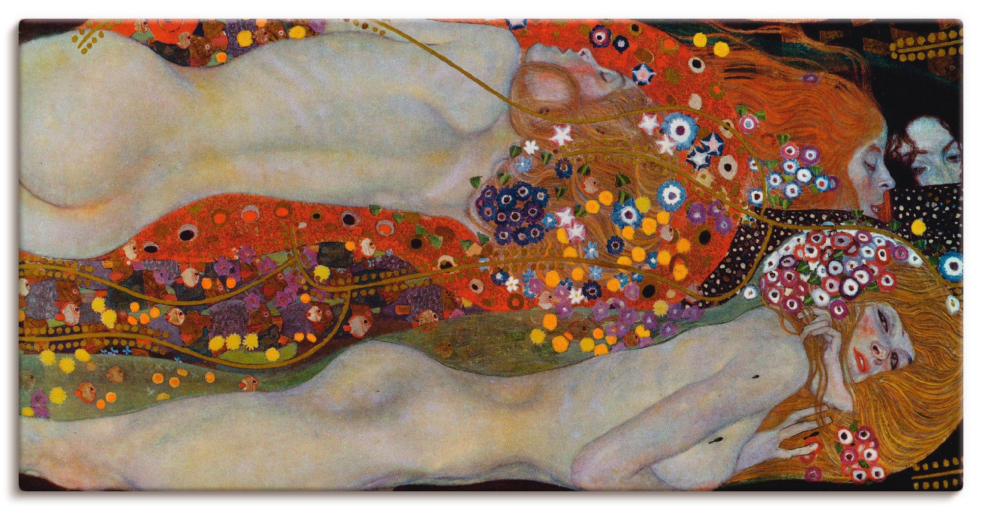 Artland Artprint Waterslangen II (de vriendinnen) als artprint op linnen, poster, muursticker in verschillende maten foto schilderijen maat 100 cm x
