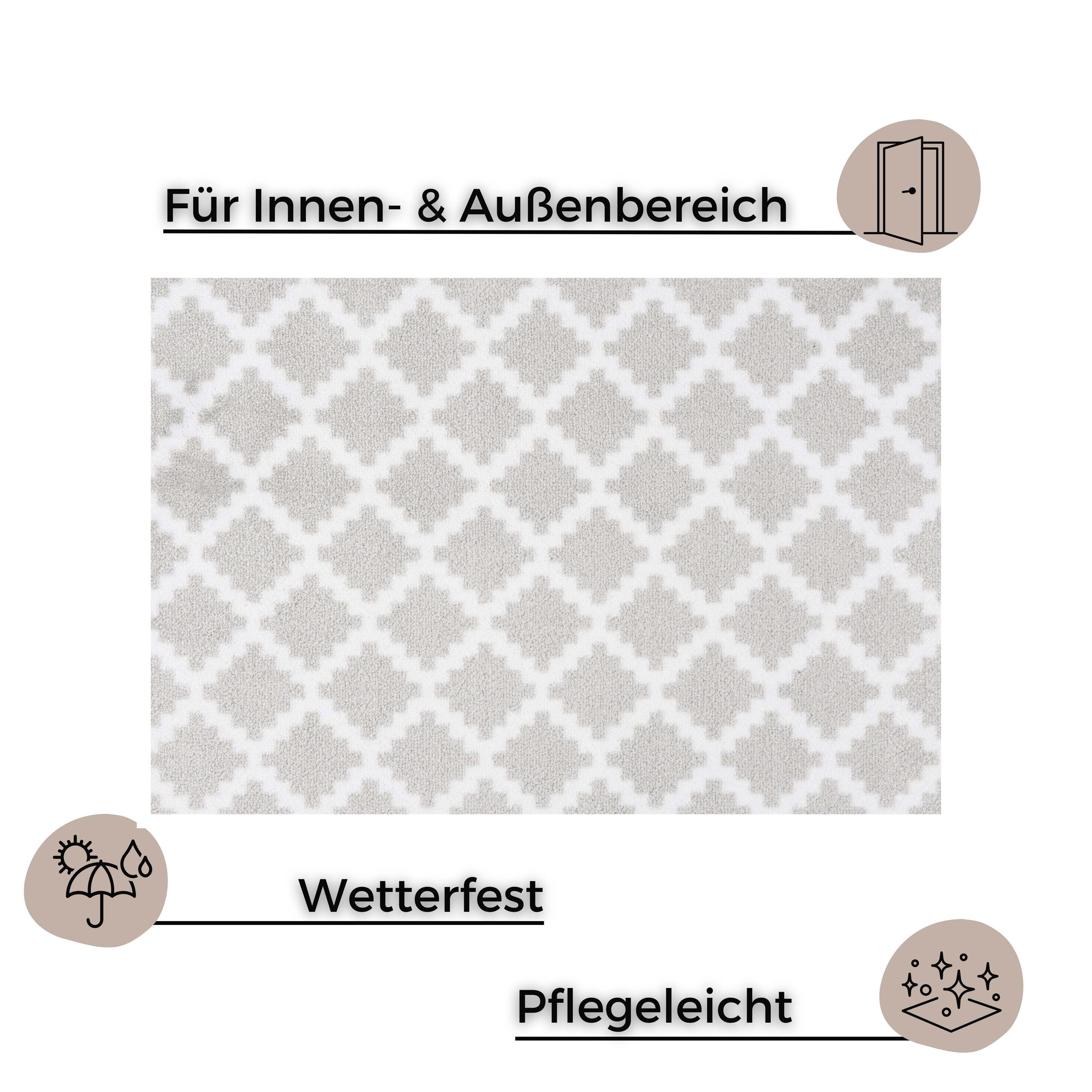 HANSE Home Mat Elegance, deurmat Inloopmat, binnen en buiten, antislip, weerbestendig, deurmat