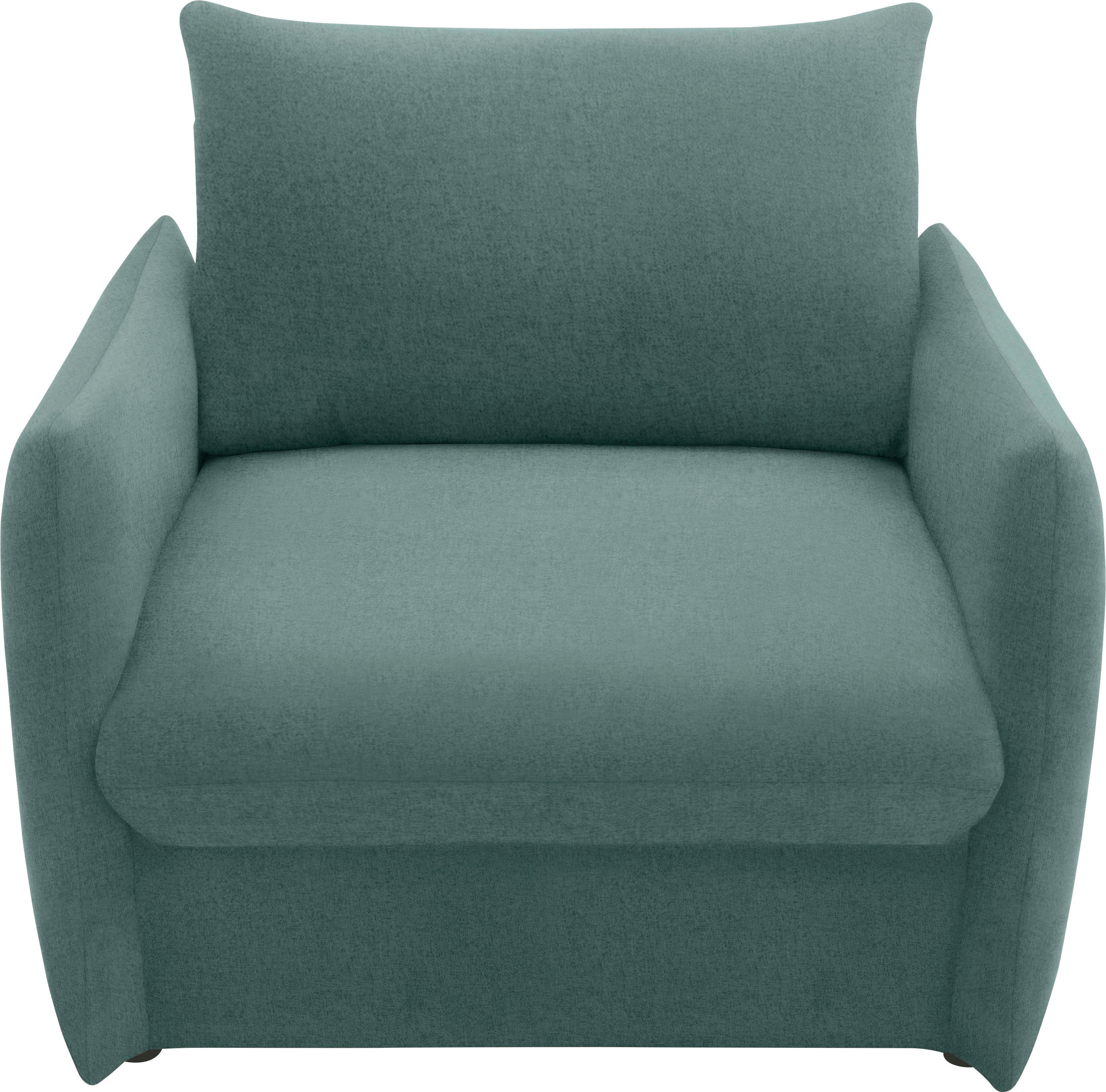 DOMO collection Fauteuil 700023 veelzijdig als lounge stoel, relaxligstoel en logeerbed