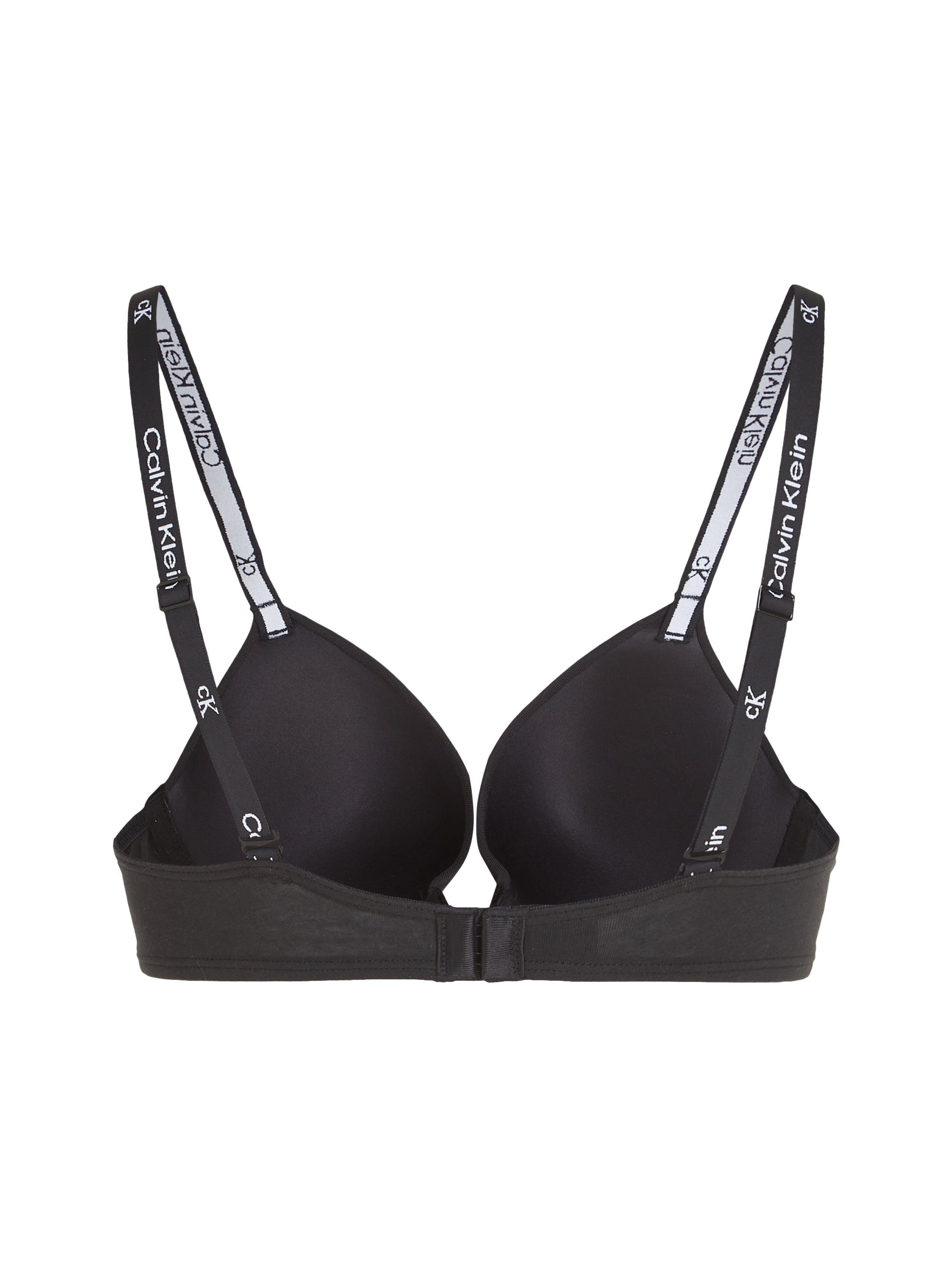 Calvin Klein Push-up-bh PUSH UP PLUNGE met logoprint op de bandjes