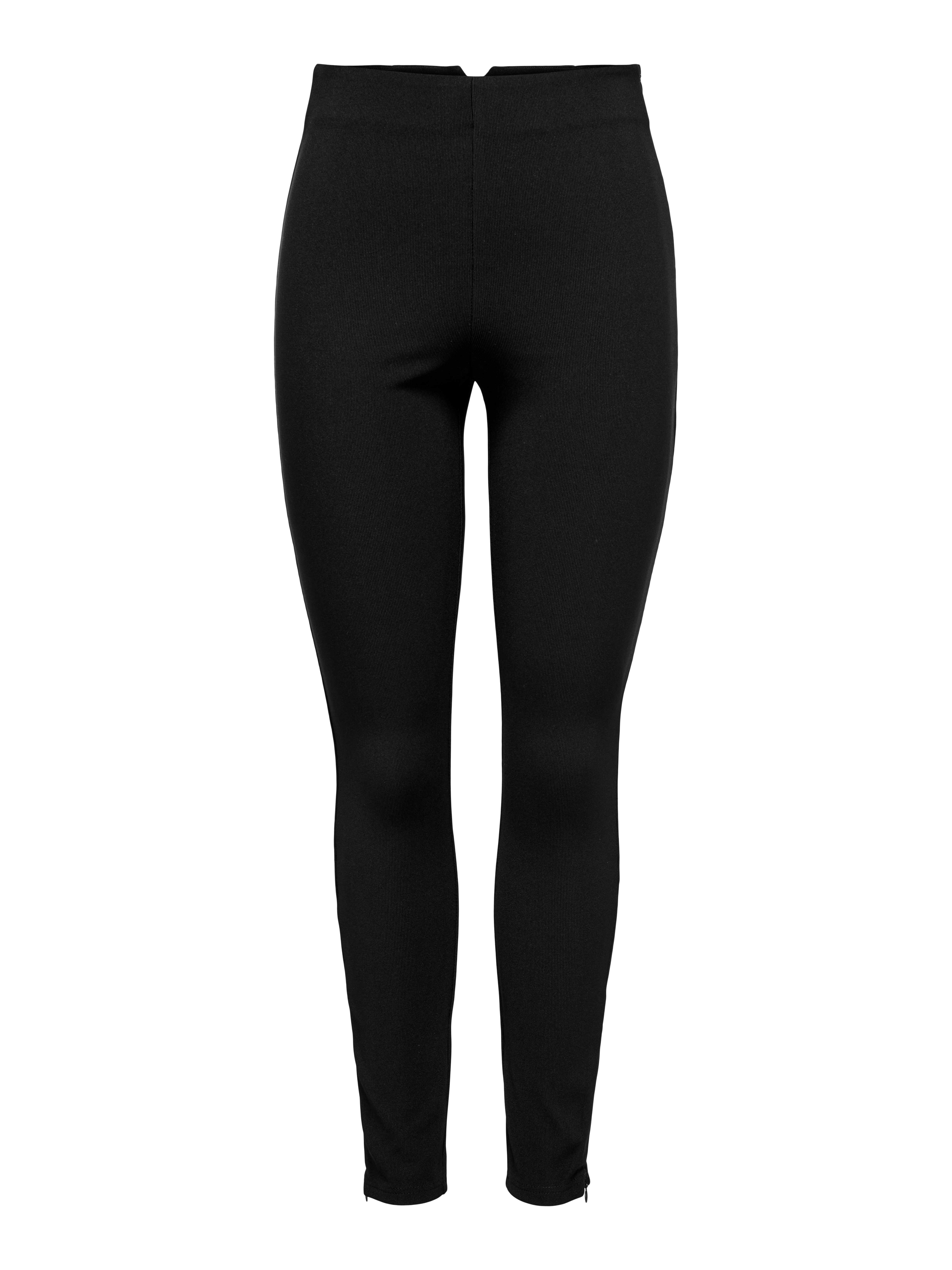 Only Legging met hoge taille ONLPEONY HW RIB ZIP LEGGING CC PNT