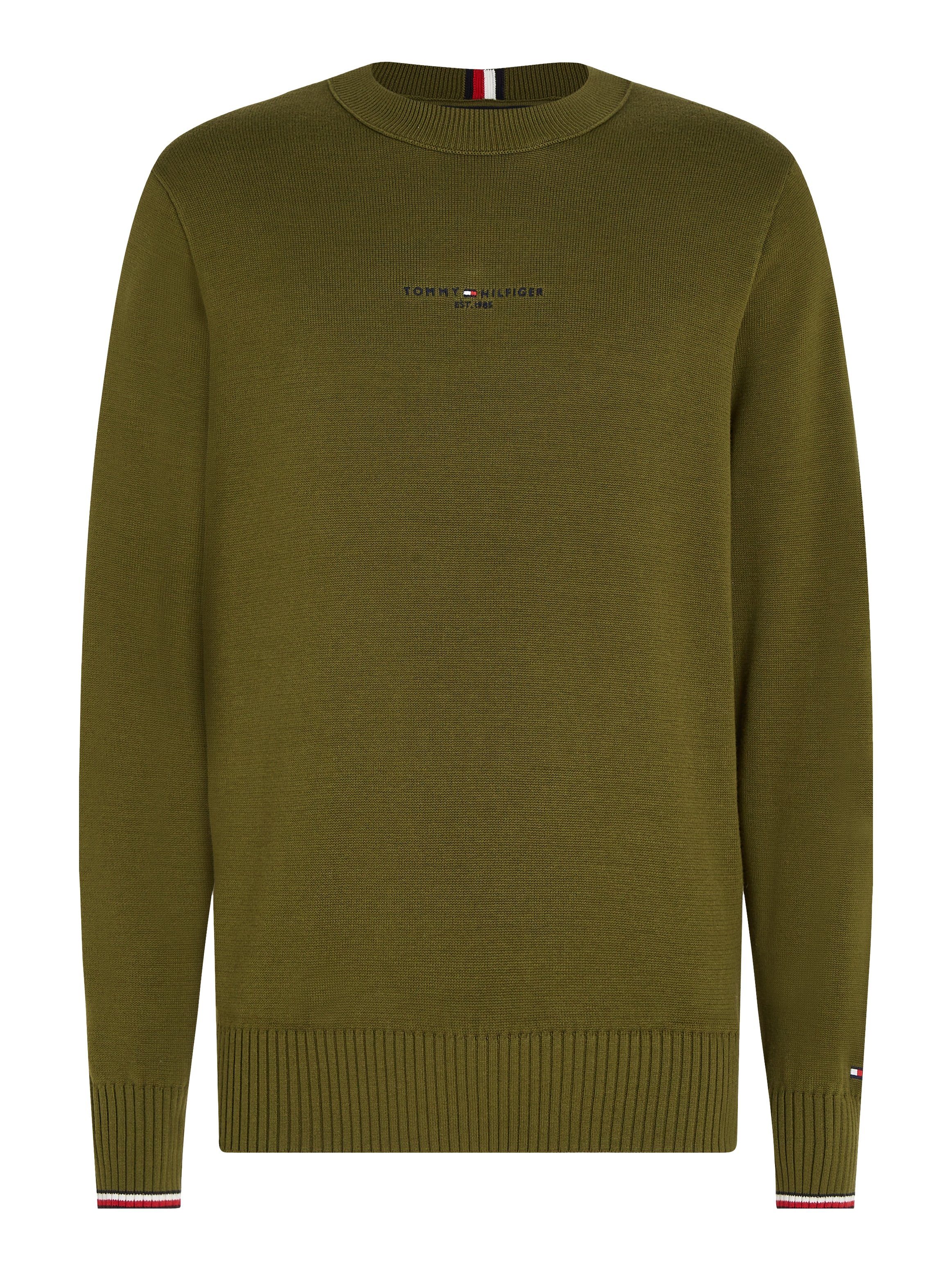 Tommy Hilfiger Trui met ronde hals HILFIGER EMBRO CREW NECK