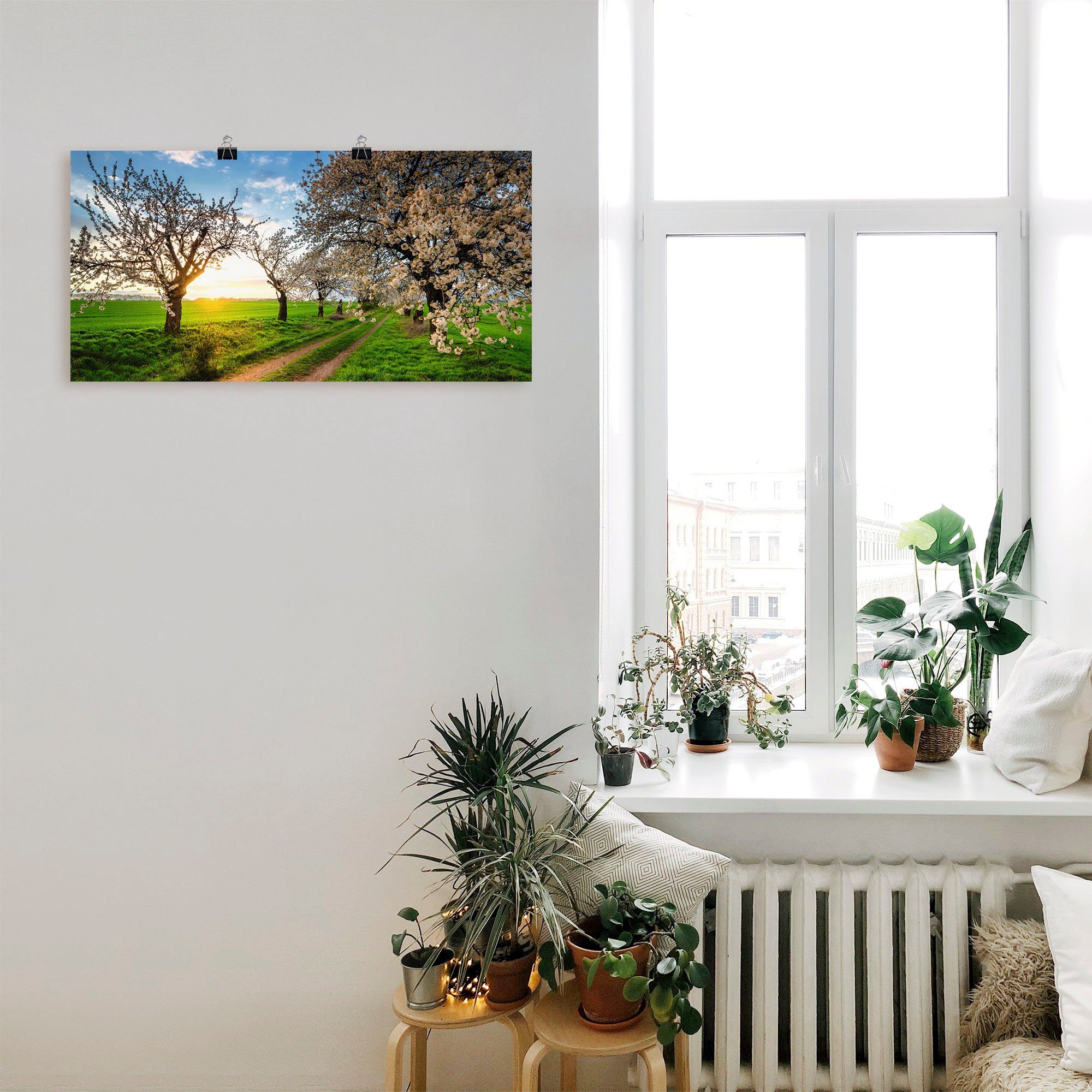 Artland Artprint Kersensteegje als artprint op linnen, poster, muursticker in verschillende maten