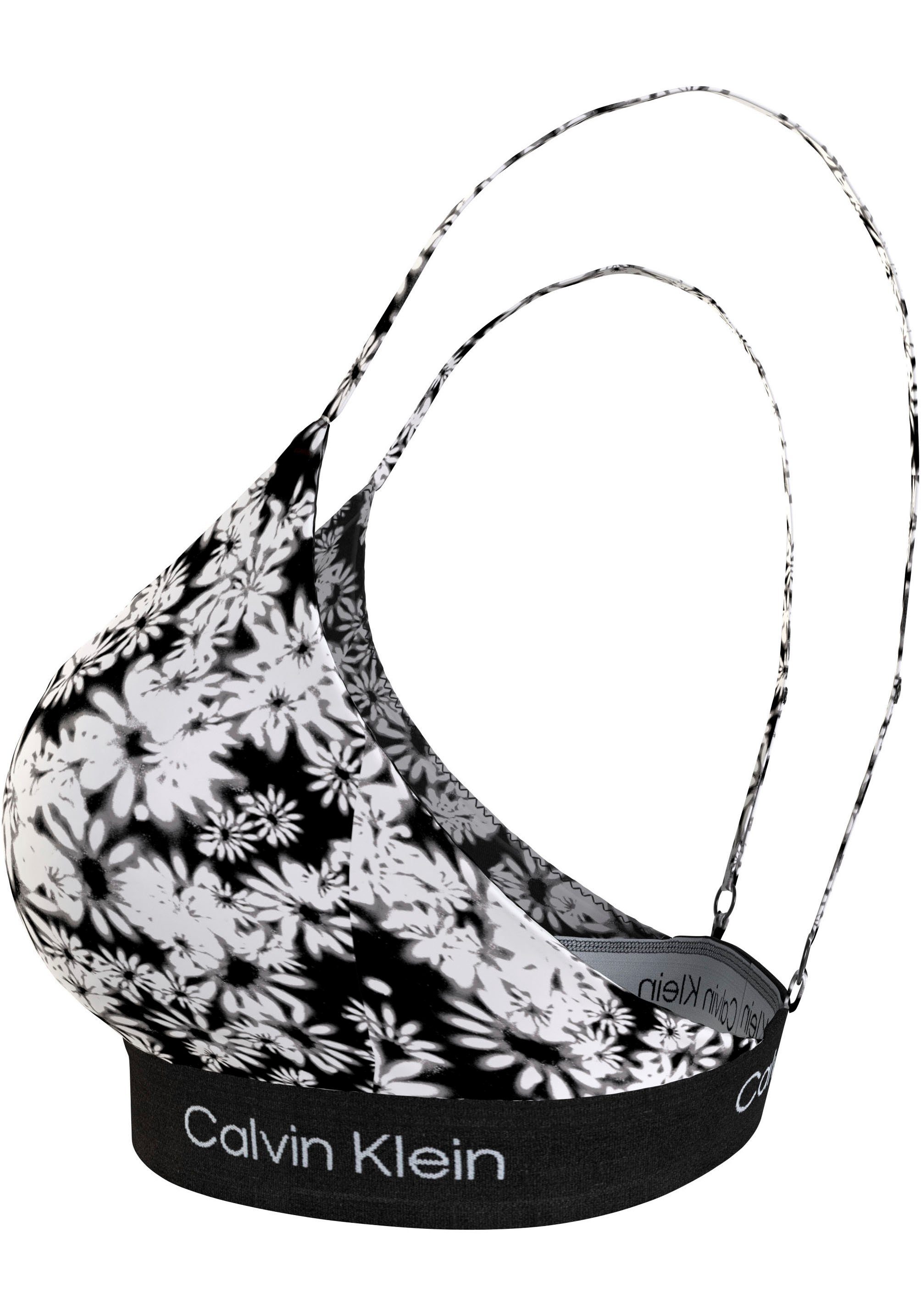 Calvin Klein Bralette UNLINED BRALETTE met klassieke tailleband met ck logo