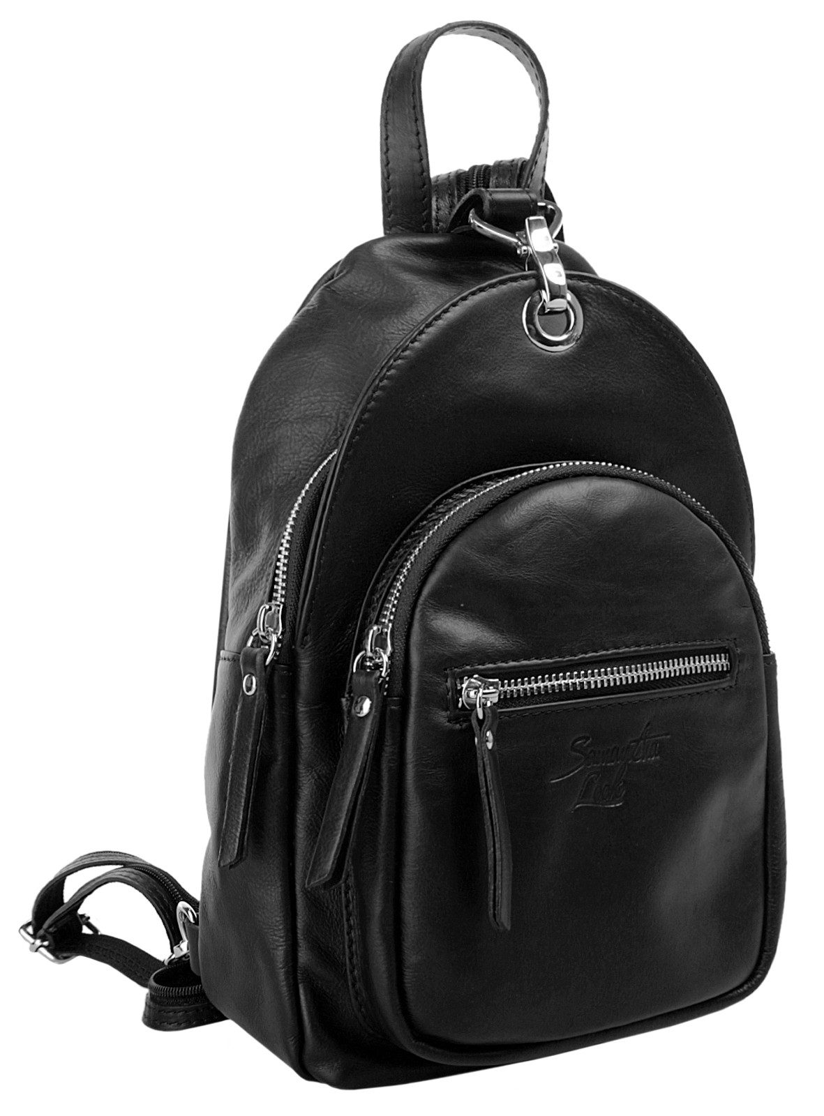 Samantha Look Rugzak echt leer, made in italy