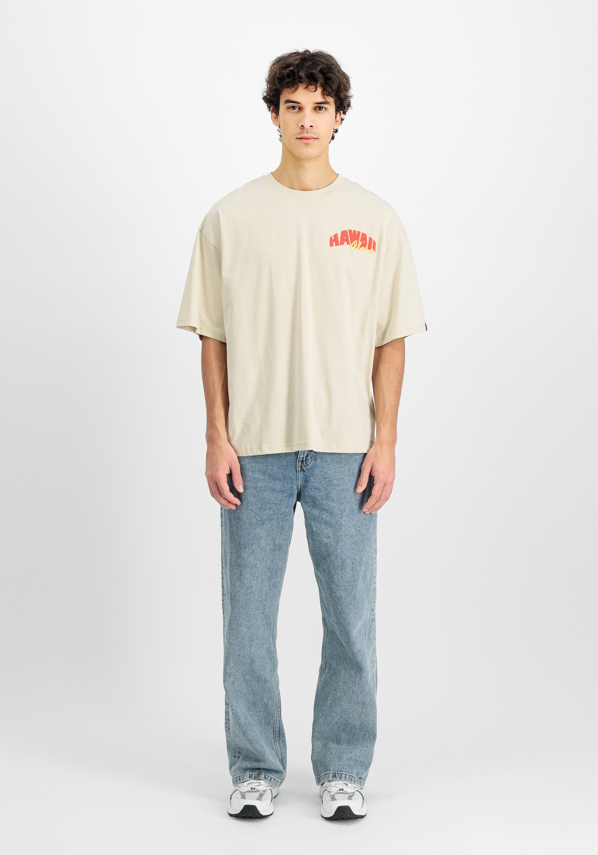 Alpha Industries T-shirt Hawaii Aloha Backprint T-Shirt
