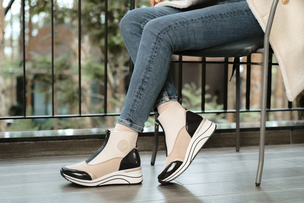 Remonte Sneakers met sleehak