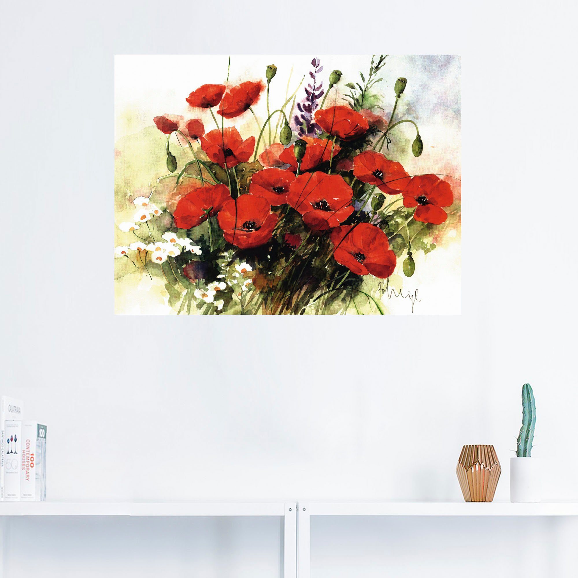 Artland Artprint Bloemen samenstelling III als artprint op linnen, poster, muursticker in verschillende maten