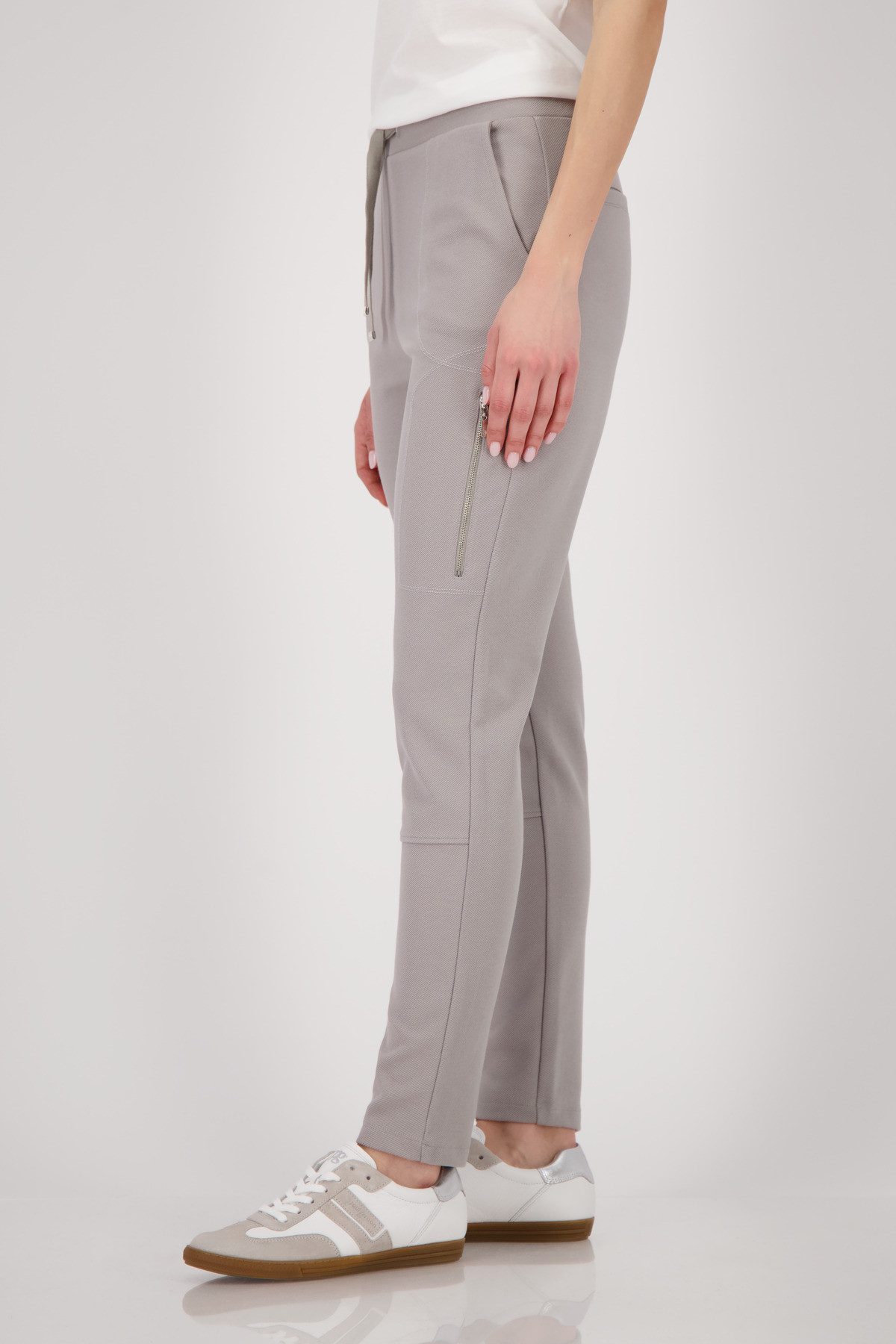 Monari Joggingbroek Broek Basic Rib