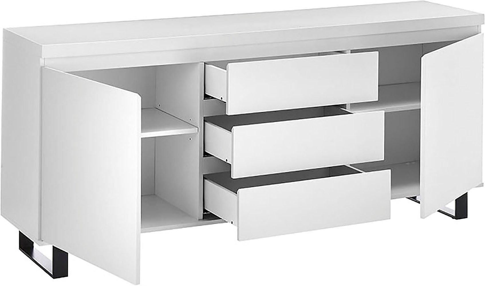 MCA furniture Dressoir AUSTIN dressoir Deuren met demping/ soft-close