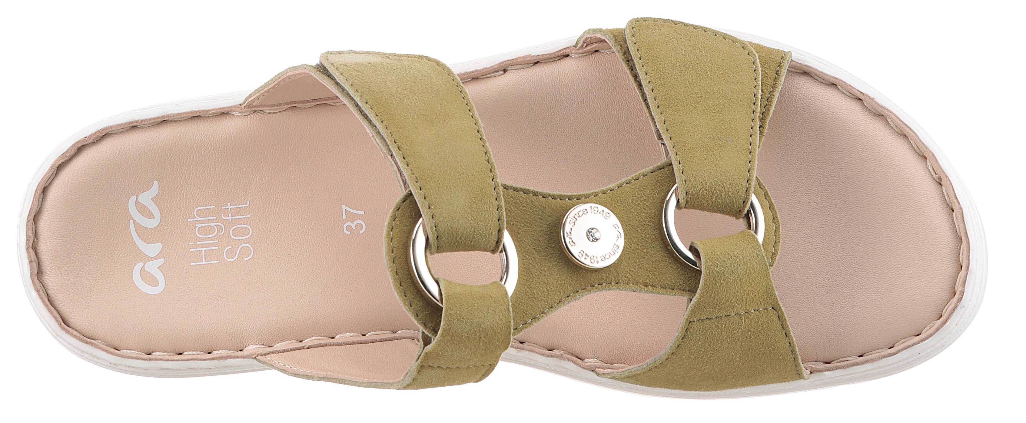 Ara Slippers LA PALMA , sandaal, klittenbandschoen in breedte g (= breed)