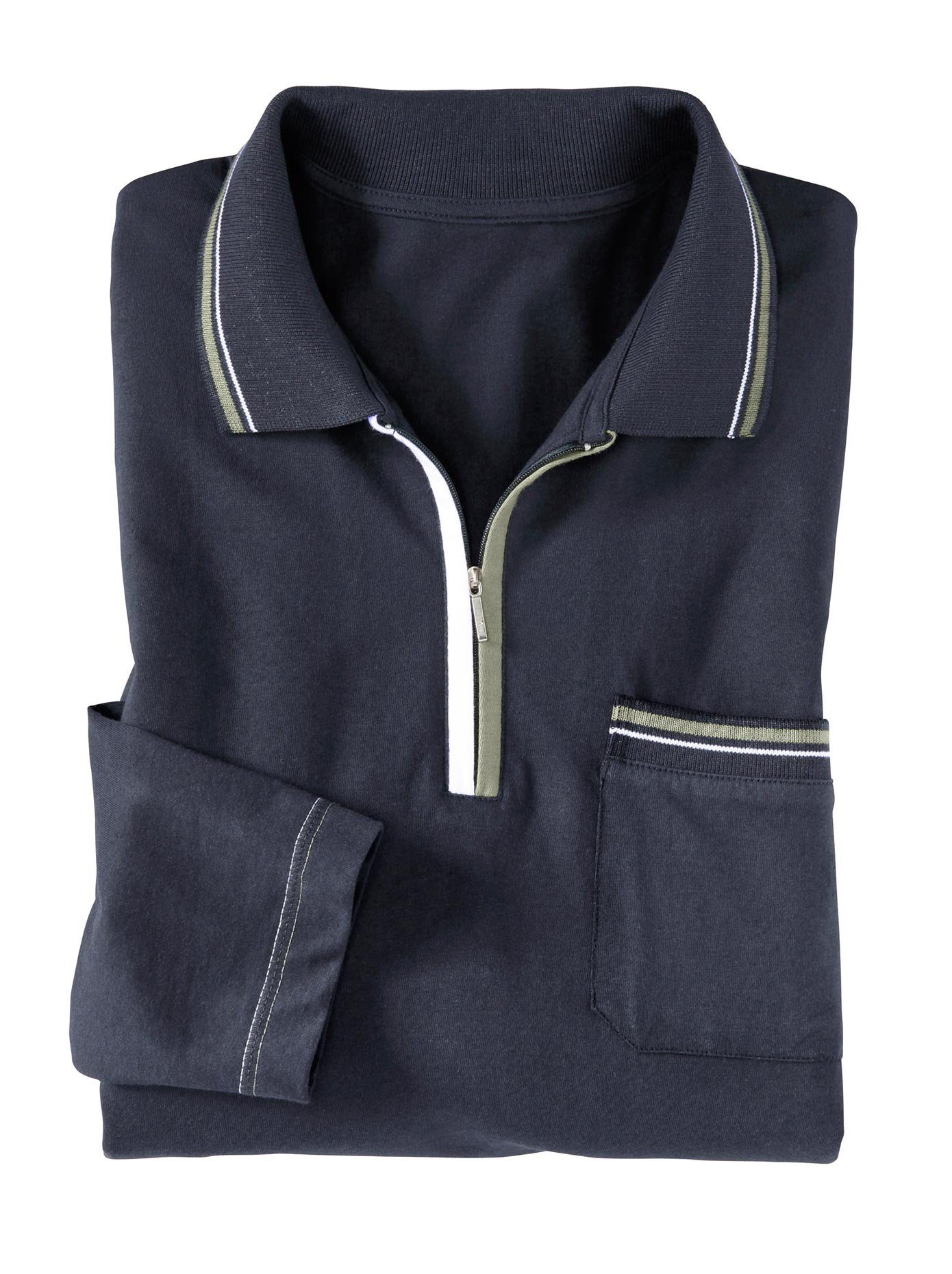 Classic Poloshirt met lange mouwen Poloshirt (1-delig)