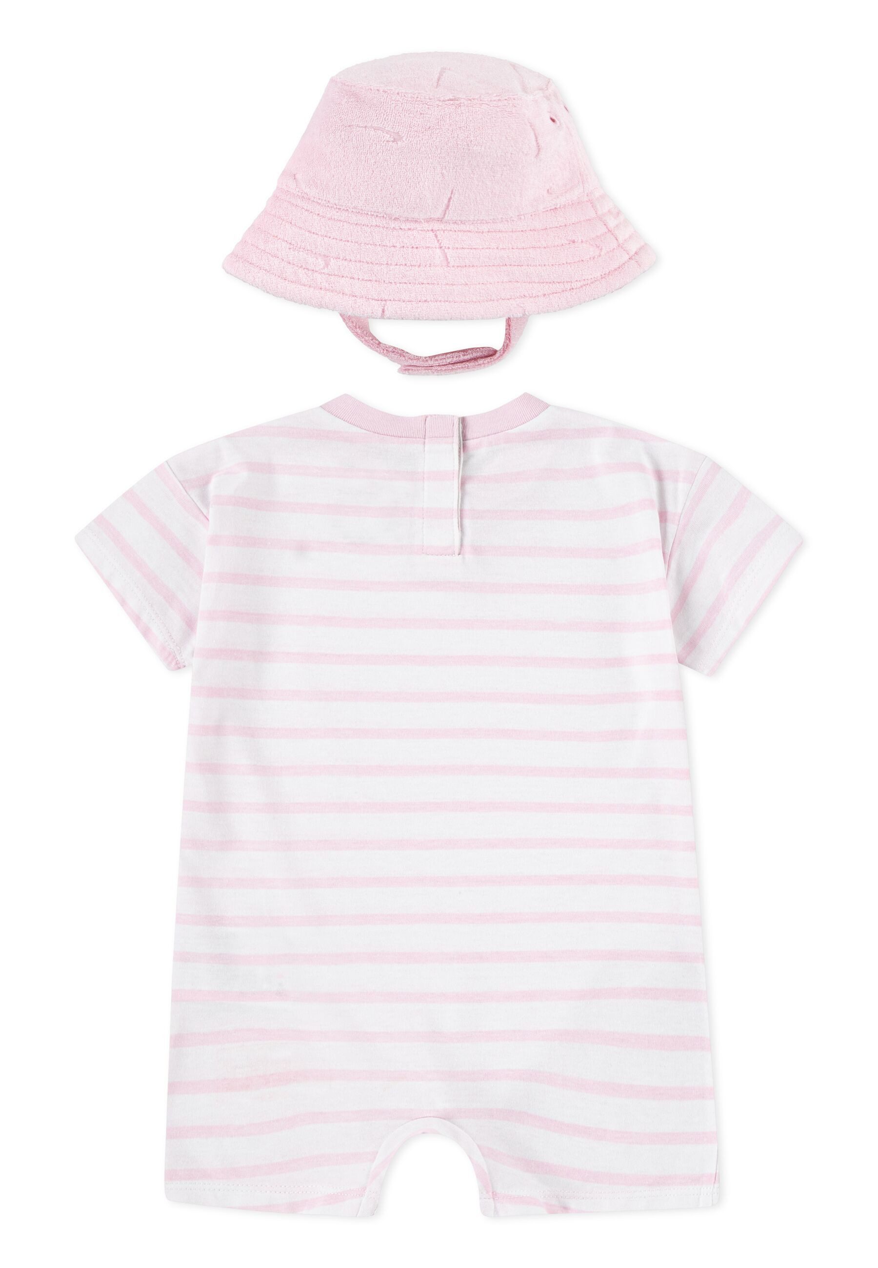 Nike Sportswear Romper jasje en muts NKN TOWEL TERRY SS SL ROMPER (2-delig)