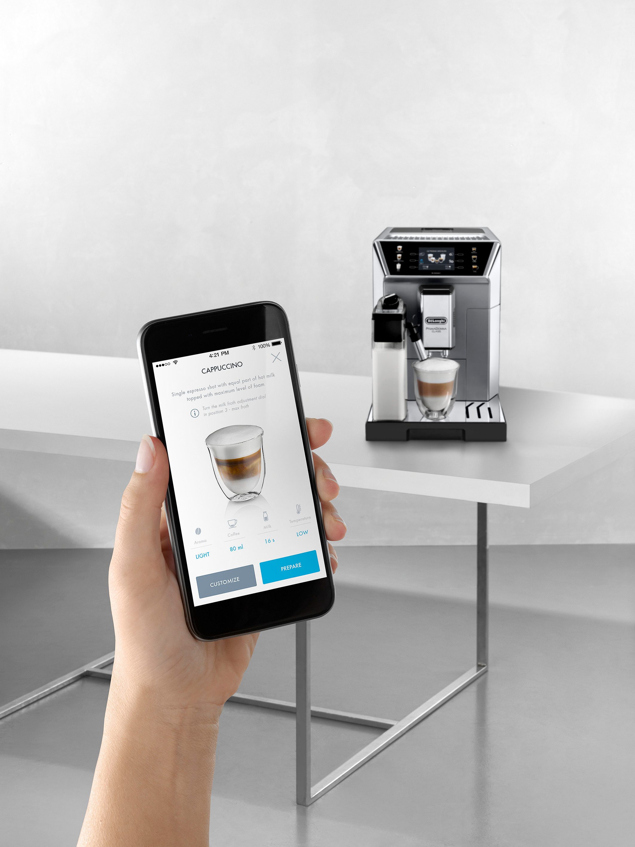De'Longhi Volautomatisch koffiezetapparaat PrimaDonna Class ECAM550.65.MS