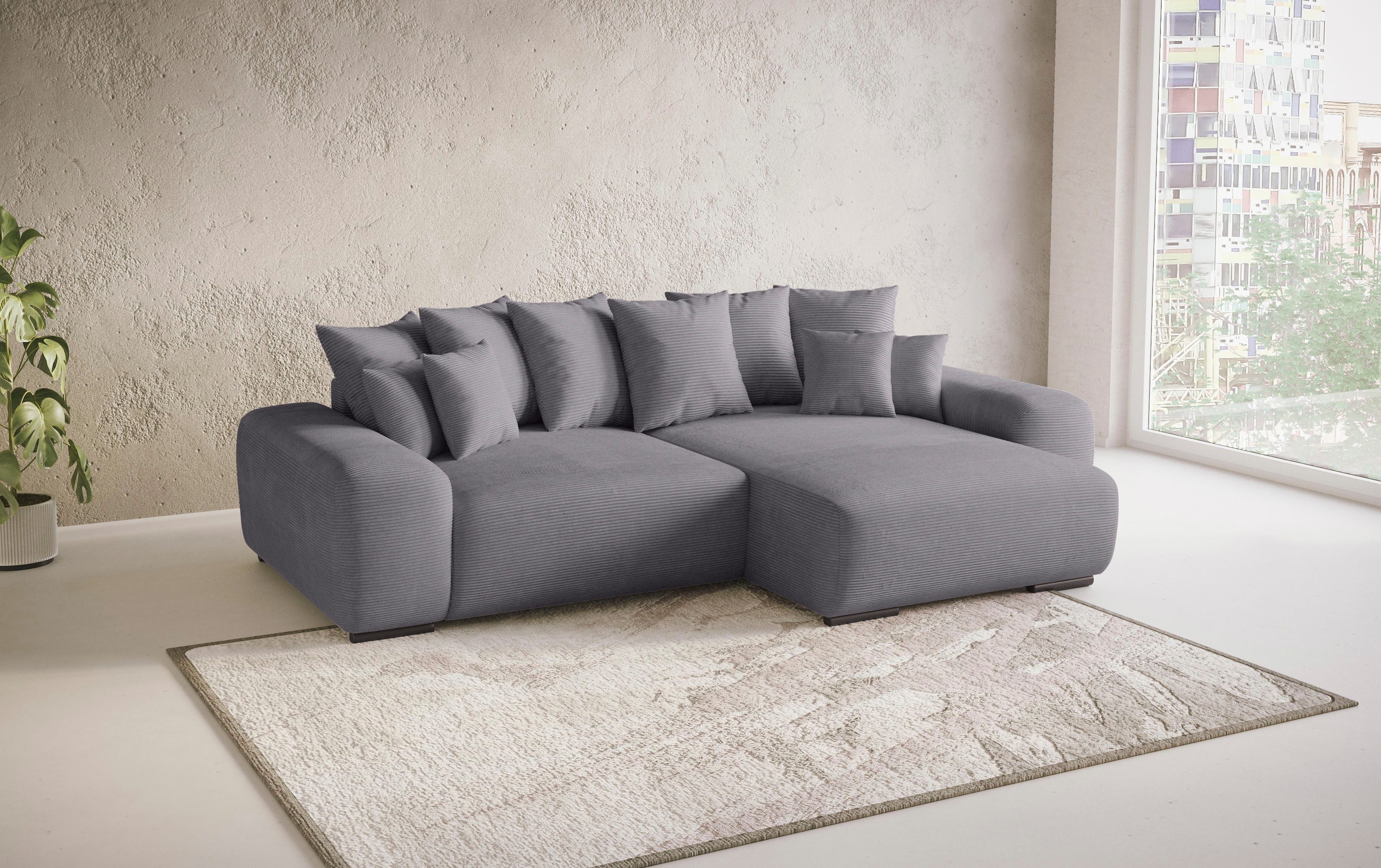 Mr. Couch Hoekbank Sundance II Doorlopende slaper met EasyBett-slaapfunctie, bedlade