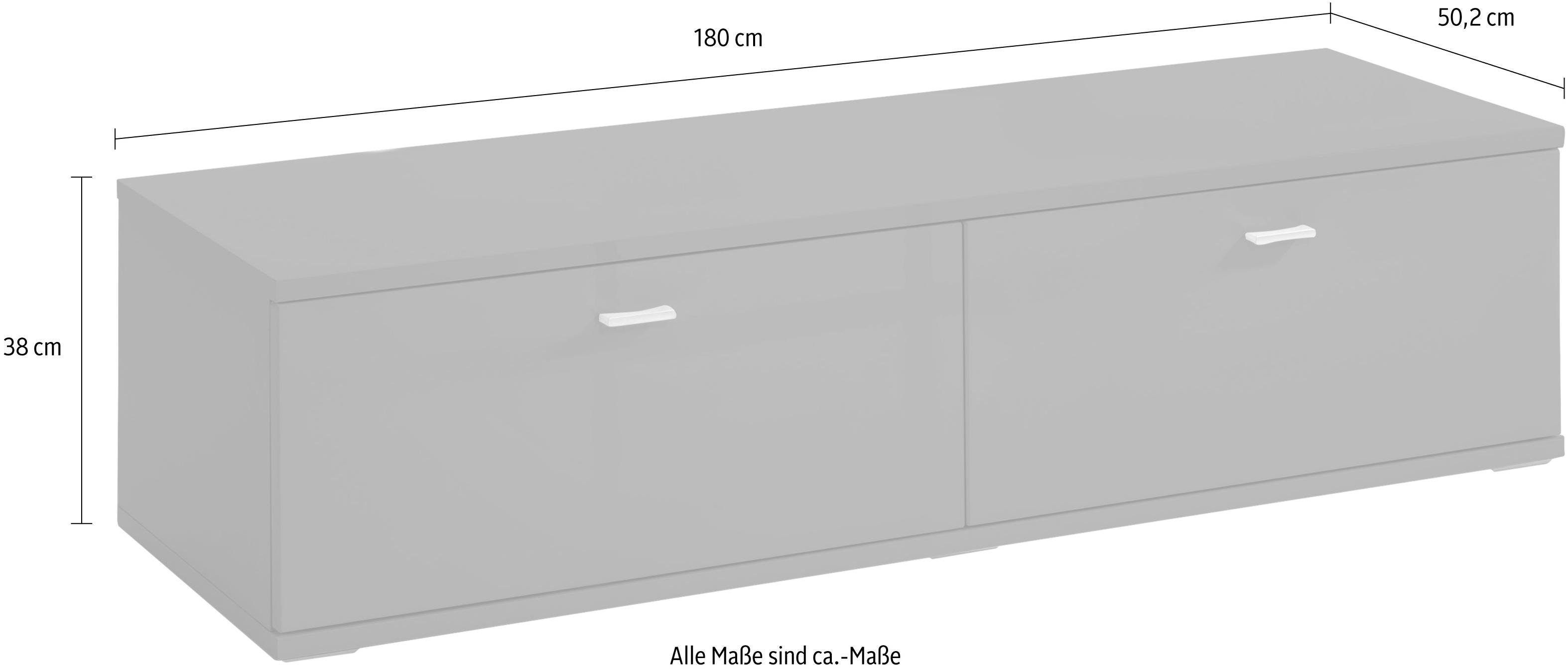 set one by Musterring Tv-meubel Tacoma Type 31, breedte 180 cm