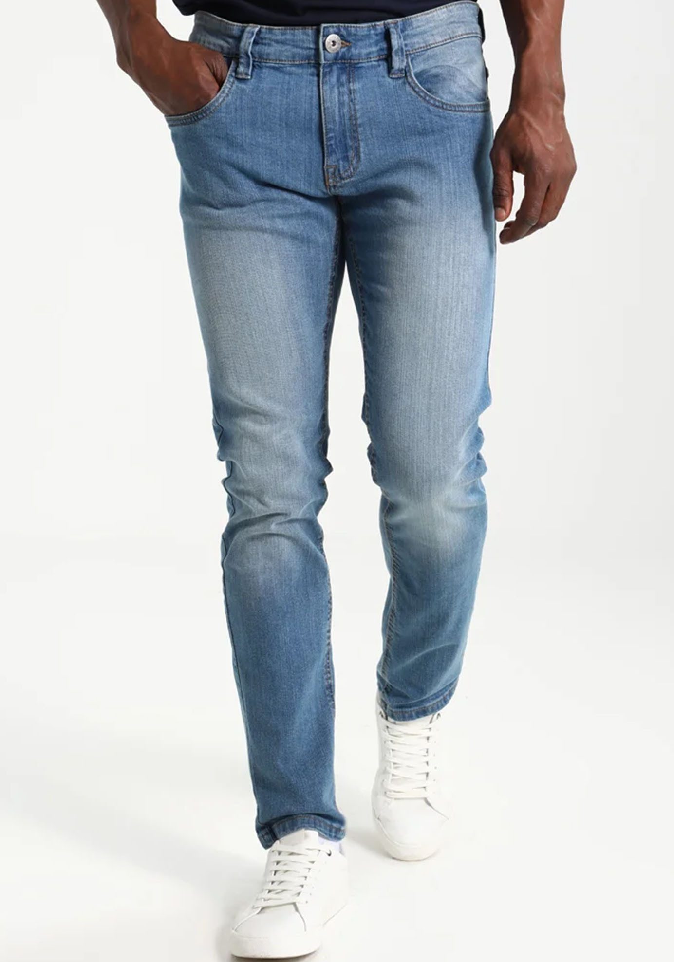 Indicode Regular fit jeans INTony heren straight jeans maat 31 blauw