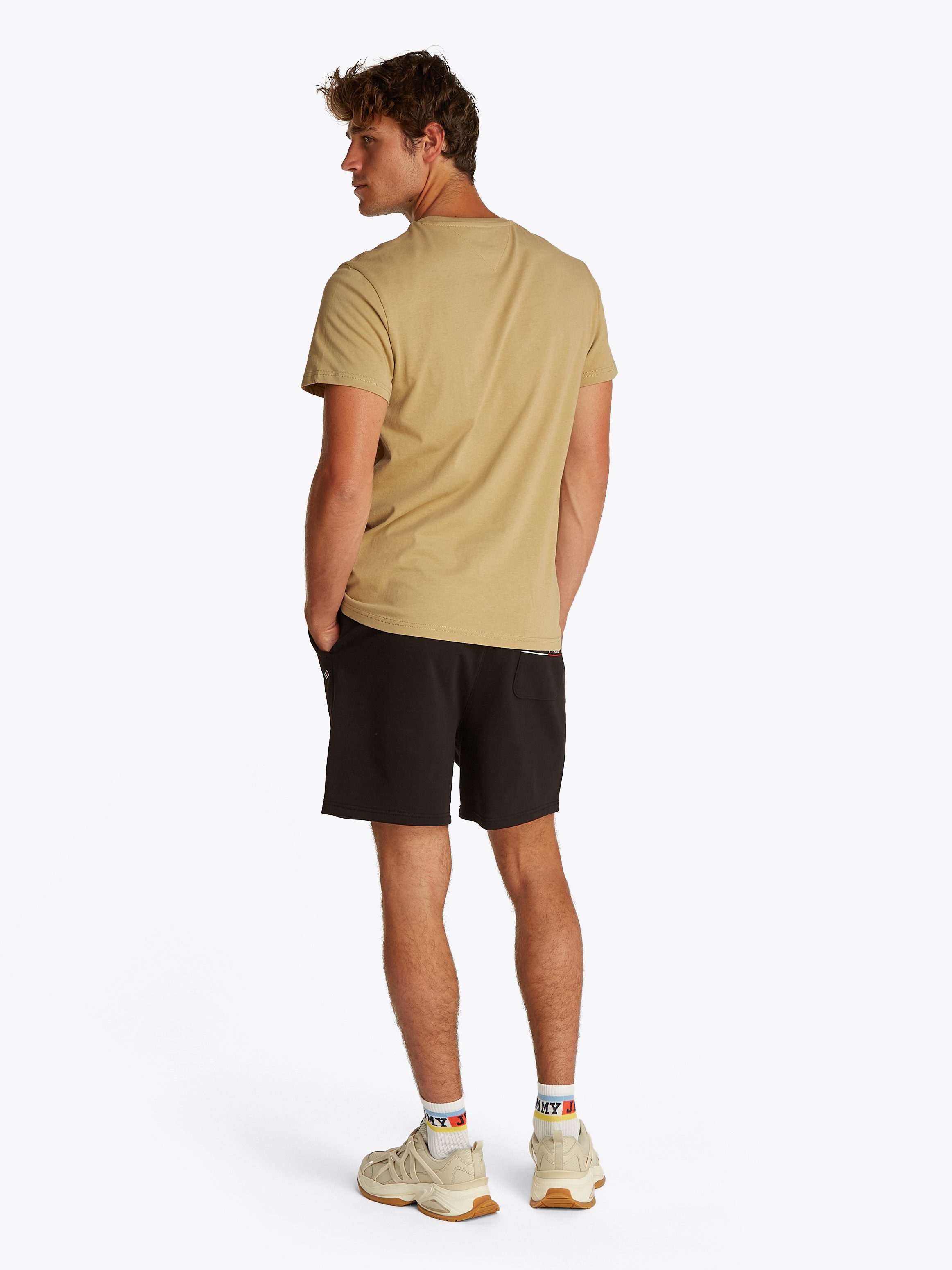 TOMMY JEANS T-shirt TJM SLIM ESSENTIAL FLAG TEE EXT