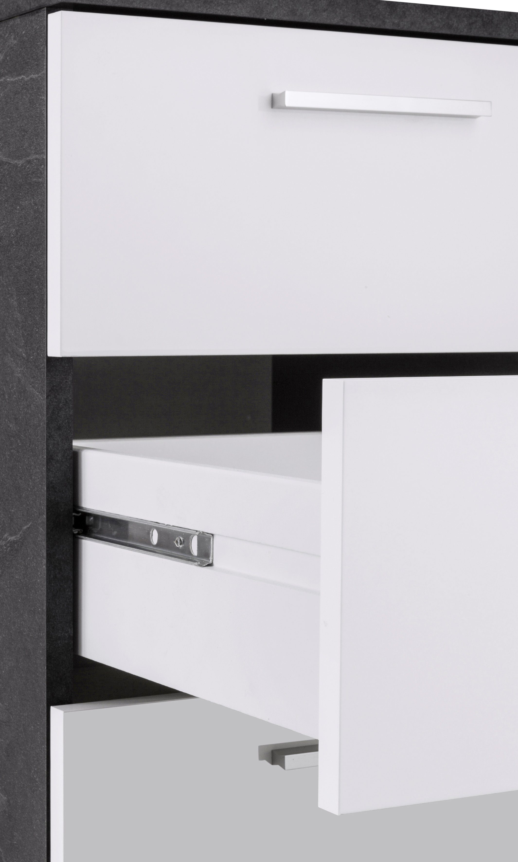 INOSIGN Hoekbureau New Selina Bureau, lades, met of zonder monitorsteun, B 180/160 cm