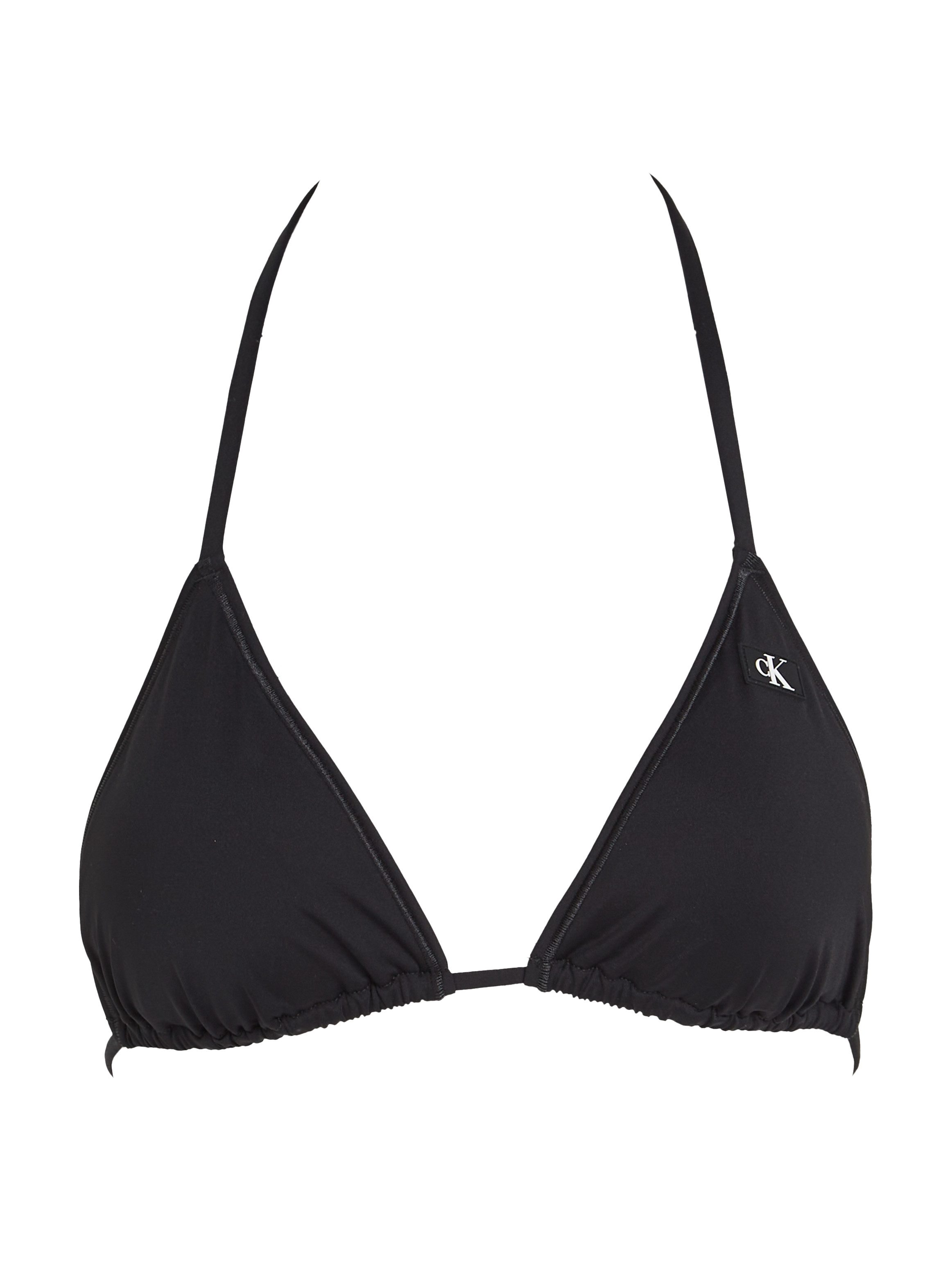 Calvin Klein Swimwear Triangel-bikinitop TRIANGLE-RP met logo-patch