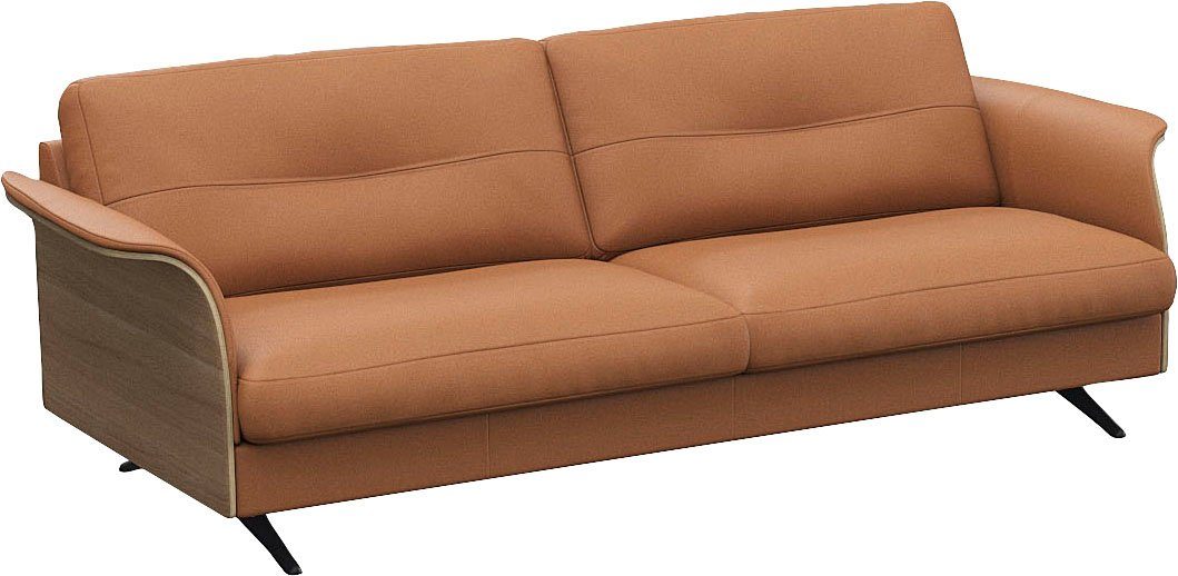 FLEXLUX 3-zitsbank Glow designbank, comfortabel en comfortabel door hoogwaardige zitconstructie
