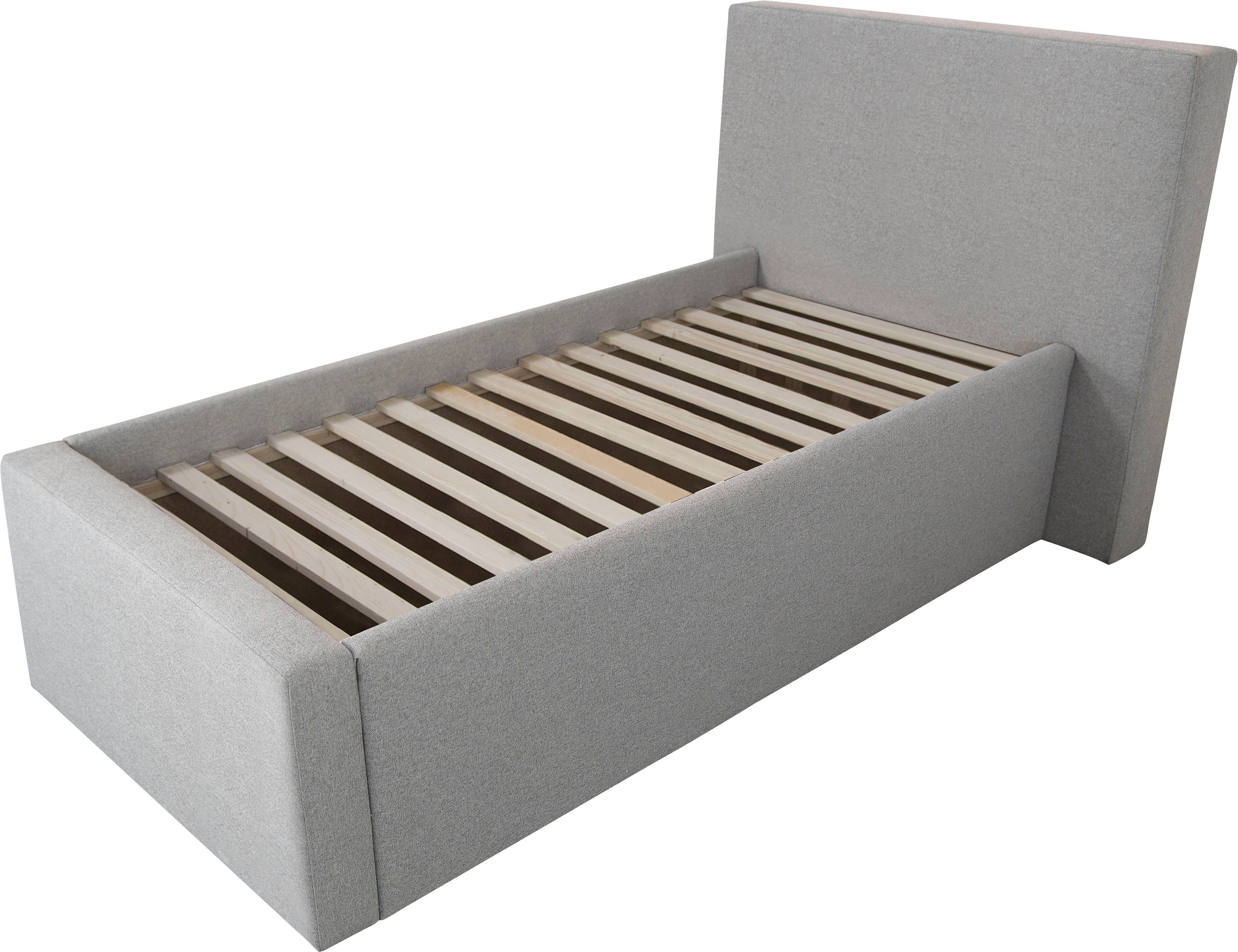INOSIGN Gestoffeerd bed DALINA rechtlijnig hoofdbord, in 5 breedten, ook in 220 cm lengte