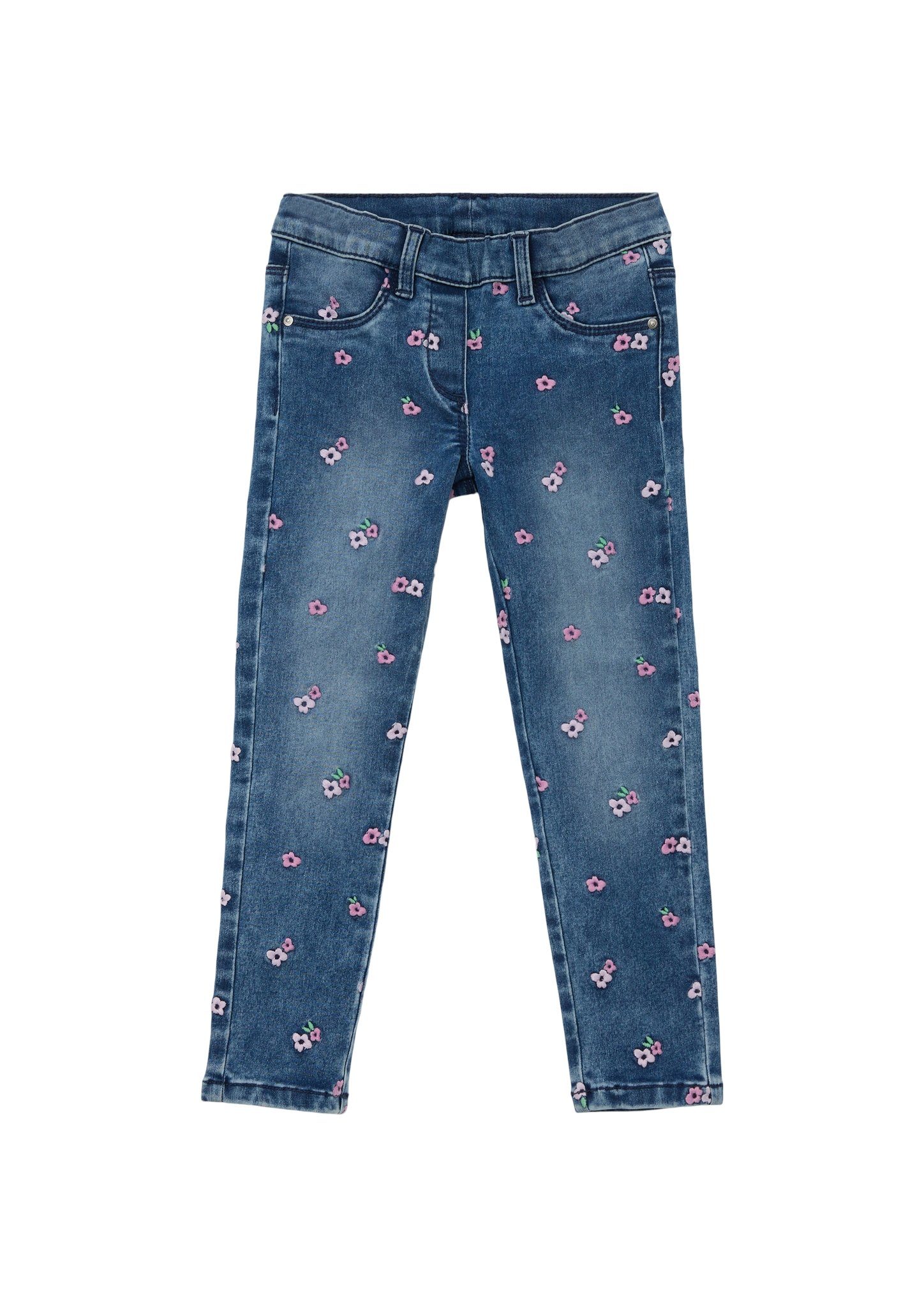 S.Oliver RED LABEL Jeans met geborduurd motief