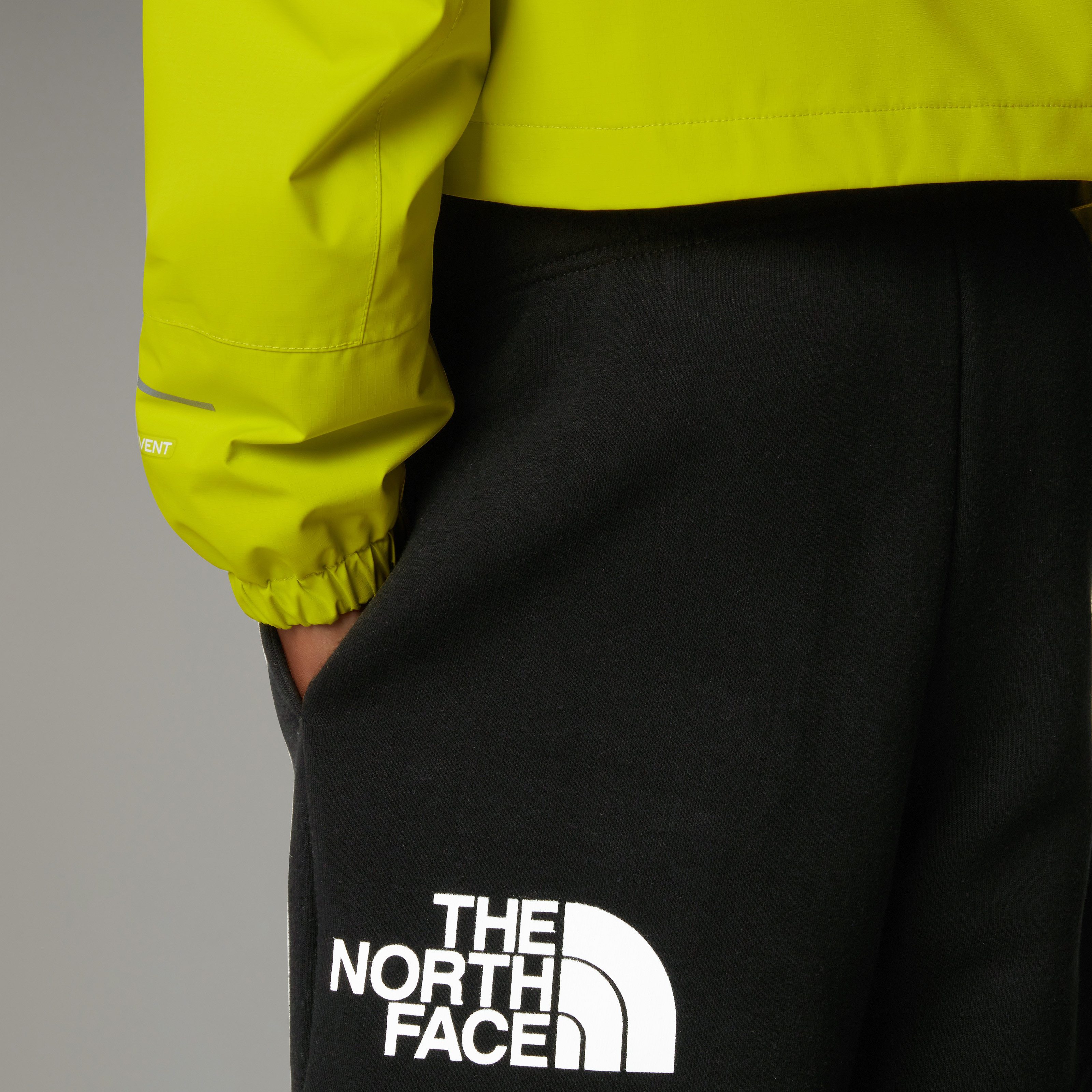 The North Face Sweatshort Regulier gesneden katoen shorts voor jongens (1-delig)